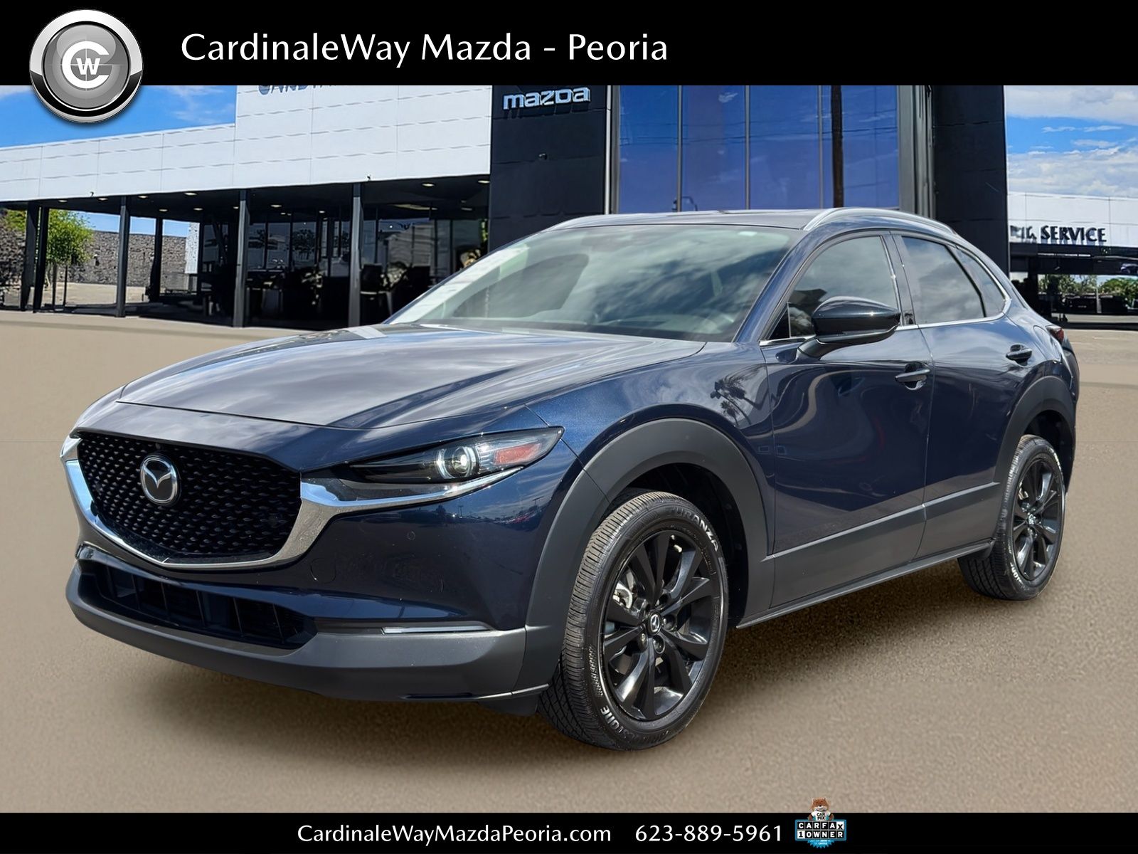 Deep Crystal Blue Mica 2023 Mazda CX-30 SUV / Crossover All-Wheel Drive 6-Speed Automatic