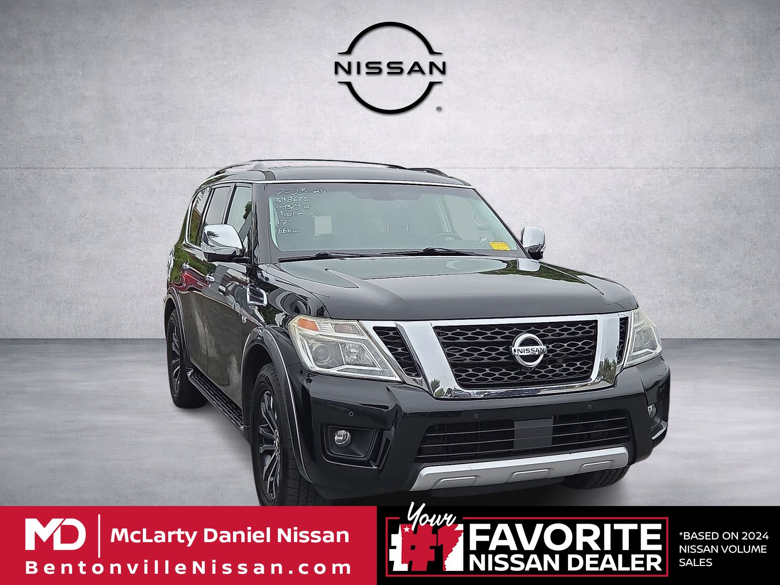 Super Black 2017 Nissan Armada SUV / Crossover Four-Wheel Drive 7-Speed Automatic