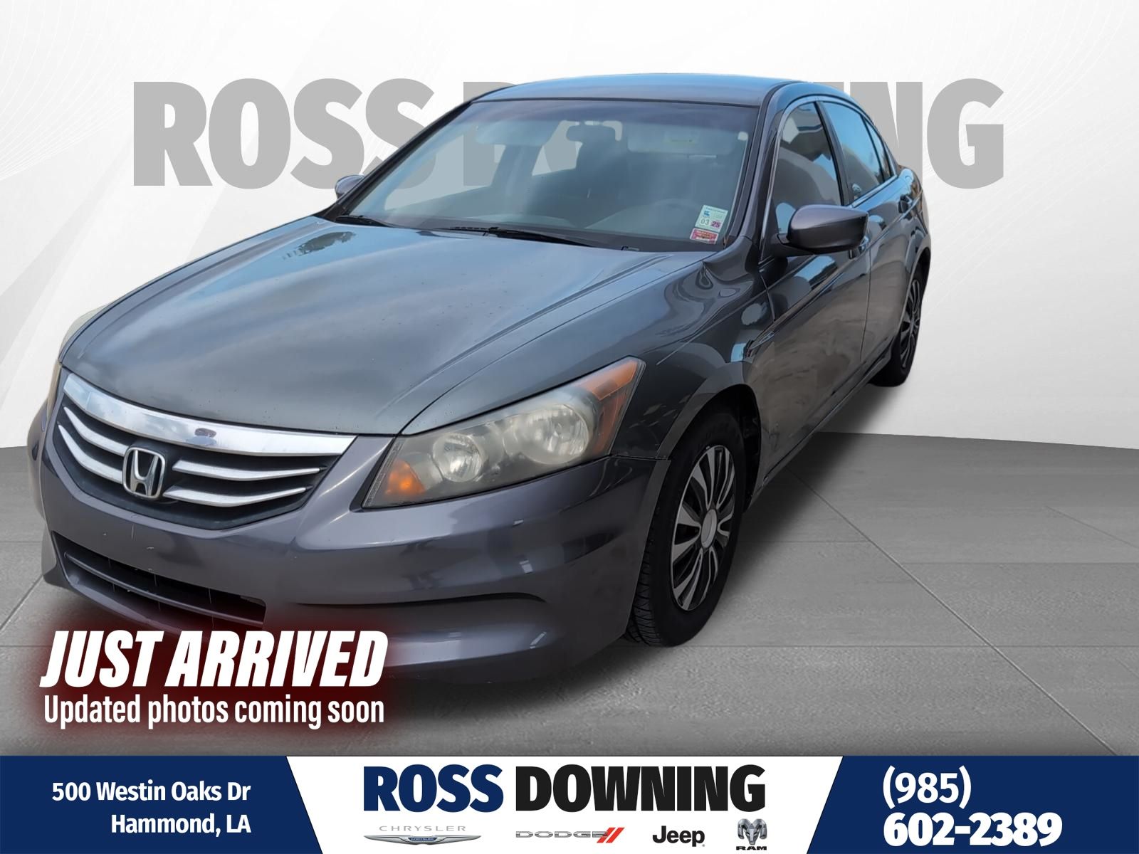 2012 Honda Accord LX Sedan Front-Wheel Drive 5-Speed Automatic Overdrive
