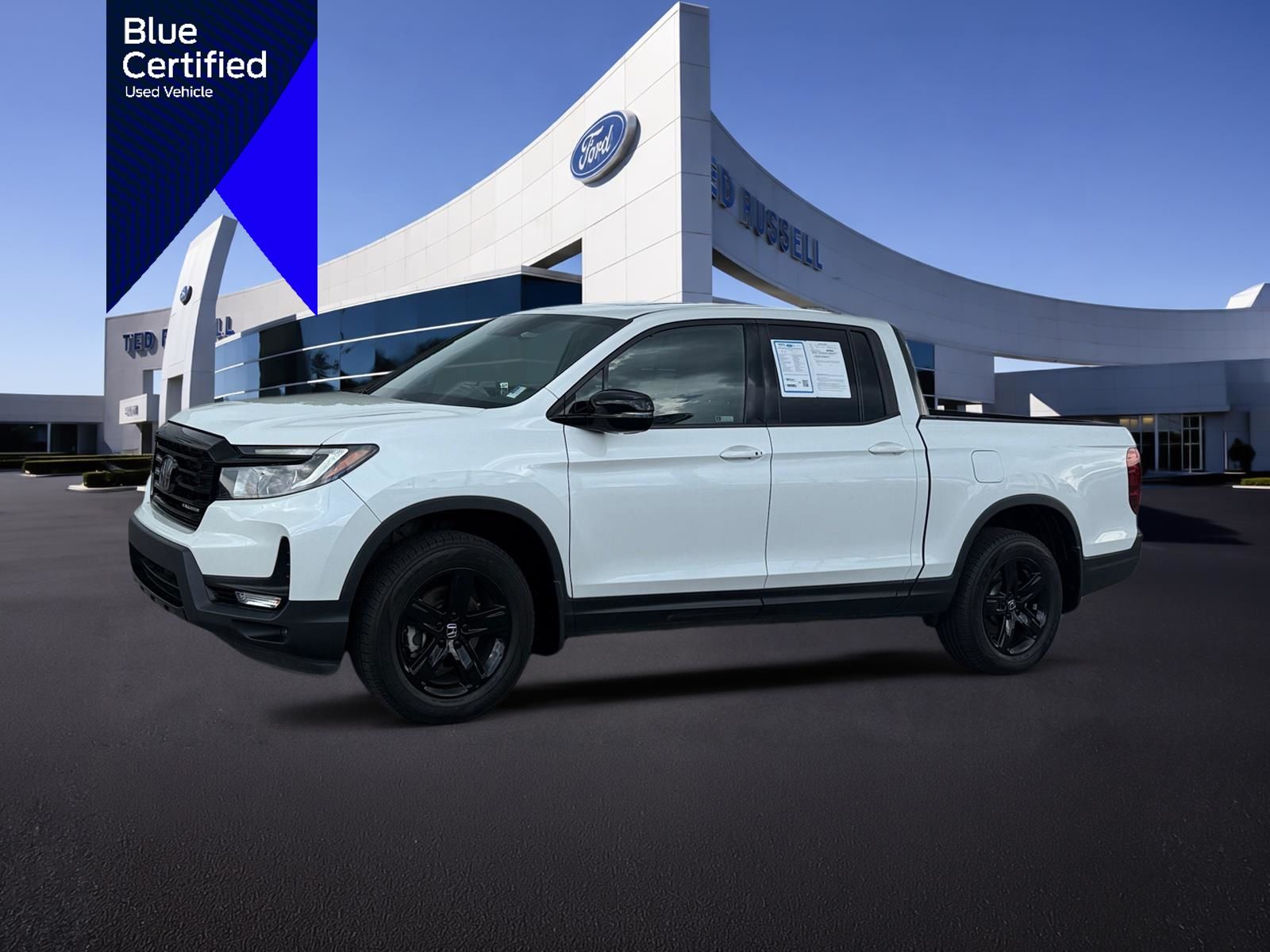 Black 2022 Honda Ridgeline Pickup Truck All-Wheel Drive 9-Speed Automatic