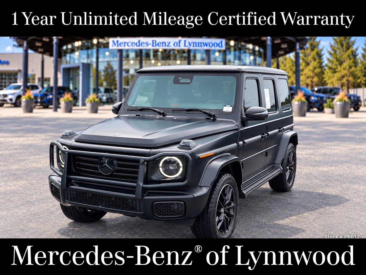 MANUFAKTUR Night Black Magno 2025 Mercedes-Benz G-Class SUV / Crossover All-Wheel Drive 9-Speed Automatic