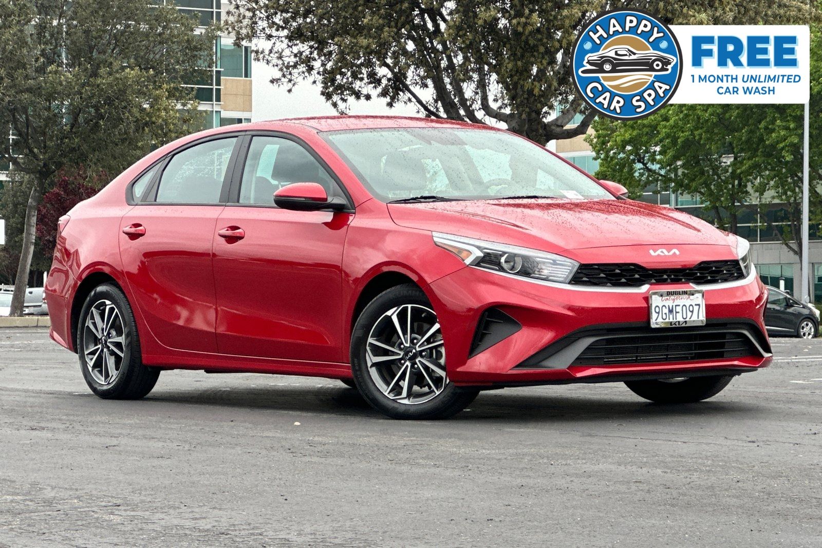 Currant Red 2023 Kia Forte LXS FWD Sedan Front-Wheel Drive Continuously Variable Transmission