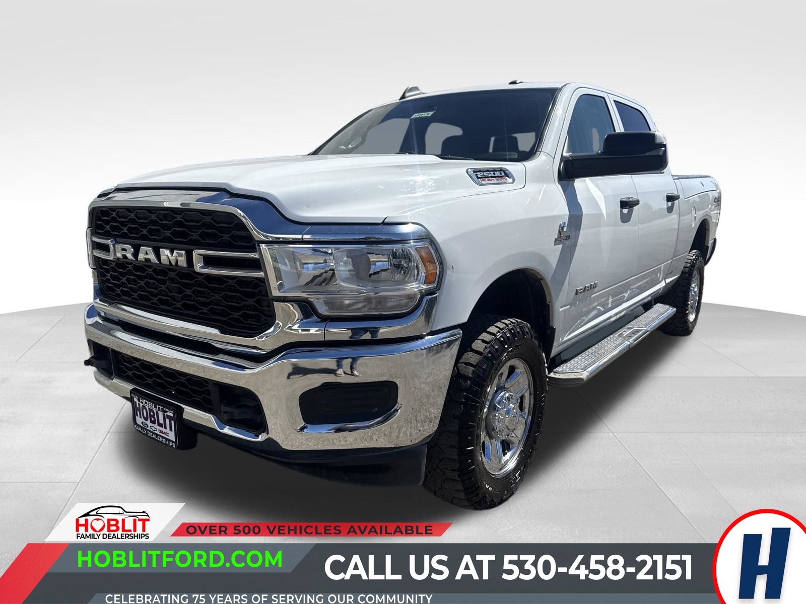 Bright White Clearcoat 2022 RAM 2500 Tradesman Crew Cab 4WD Pickup Truck Four-Wheel Drive 6-Speed Automatic