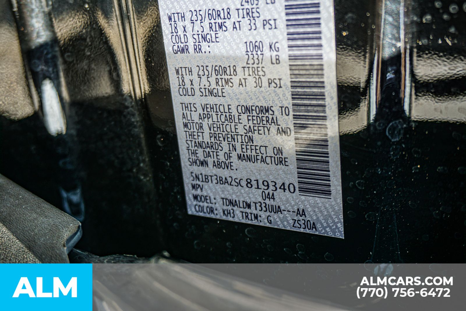 Used 2025 Black Nissan SV image 62