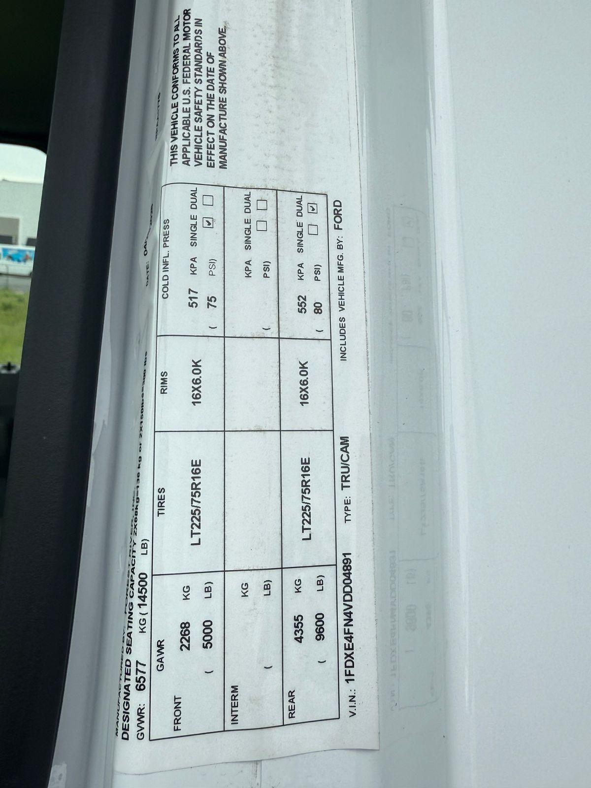 New 2027 Oxford White Ford DRW image 6