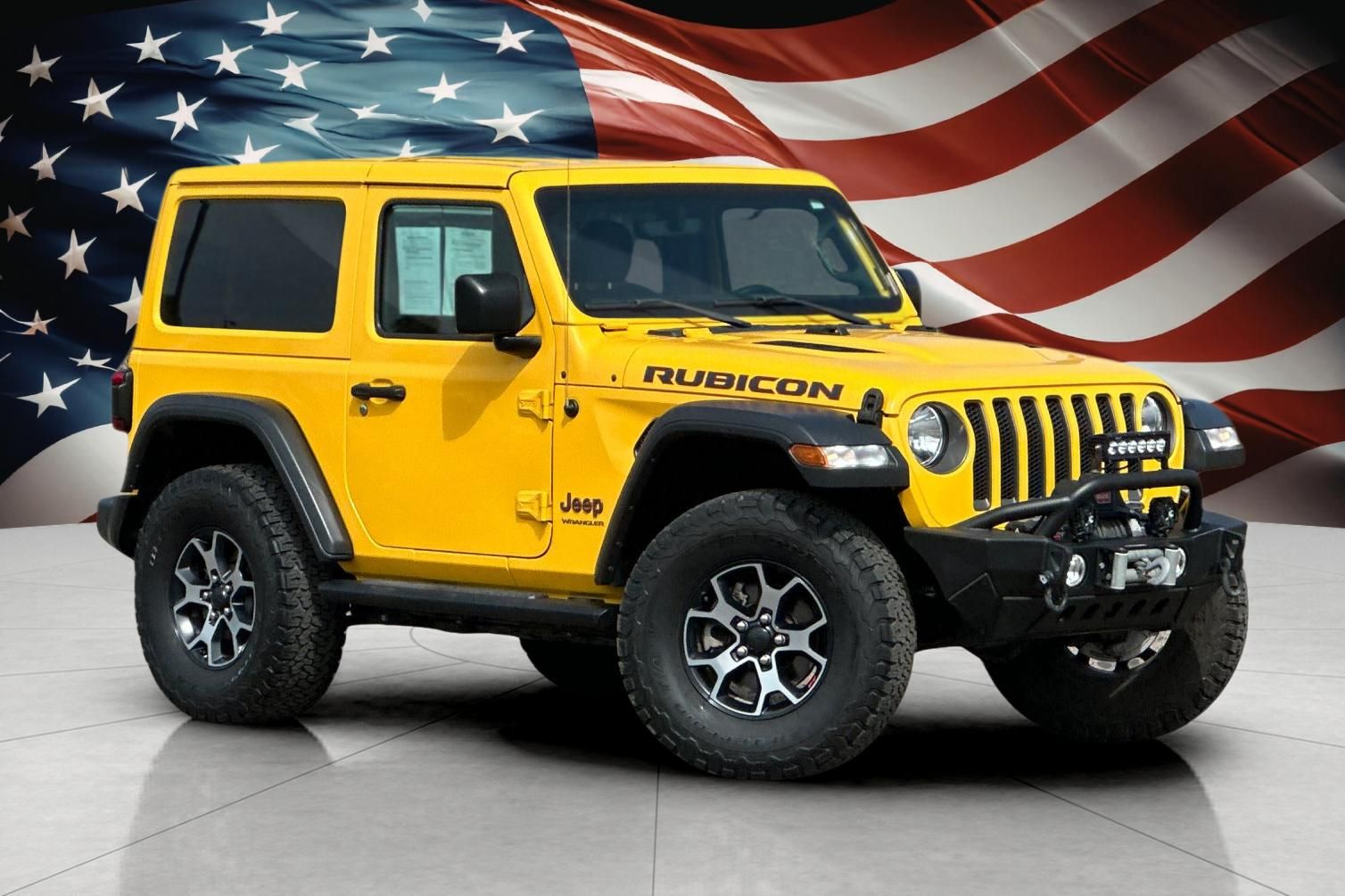 Baja Yellow Clearcoat 2018 Jeep Wrangler SUV / Crossover Four-Wheel Drive 8-Speed Automatic