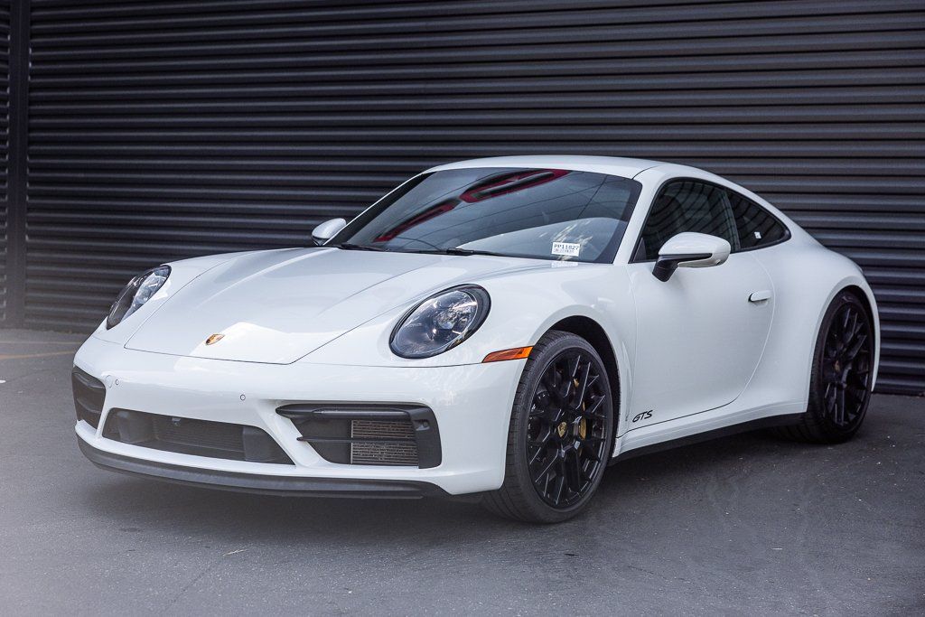 White 2024 Porsche 911 Carrera GTS Coupe RWD Coupe Rear-Wheel Drive 8-Speed Automatic