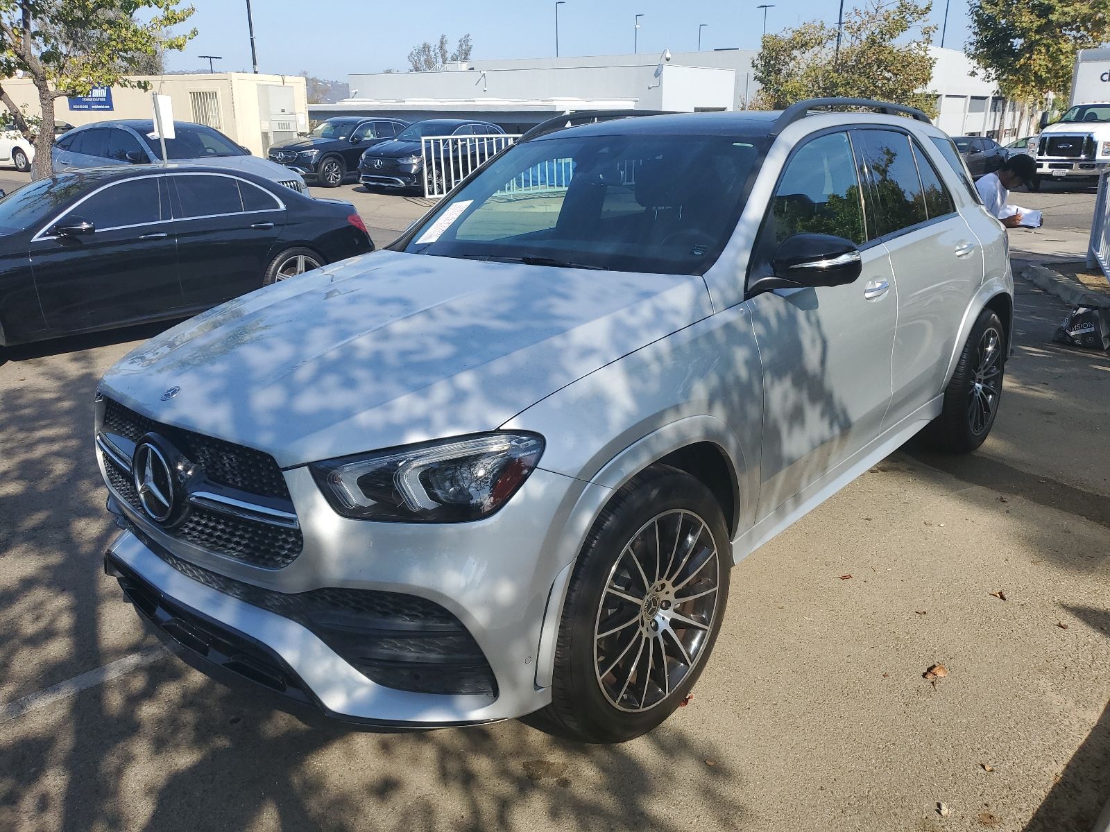 Iridium Silver Metallic 2021 Mercedes-Benz GLE SUV / Crossover Rear-Wheel Drive 9-Speed Automatic
