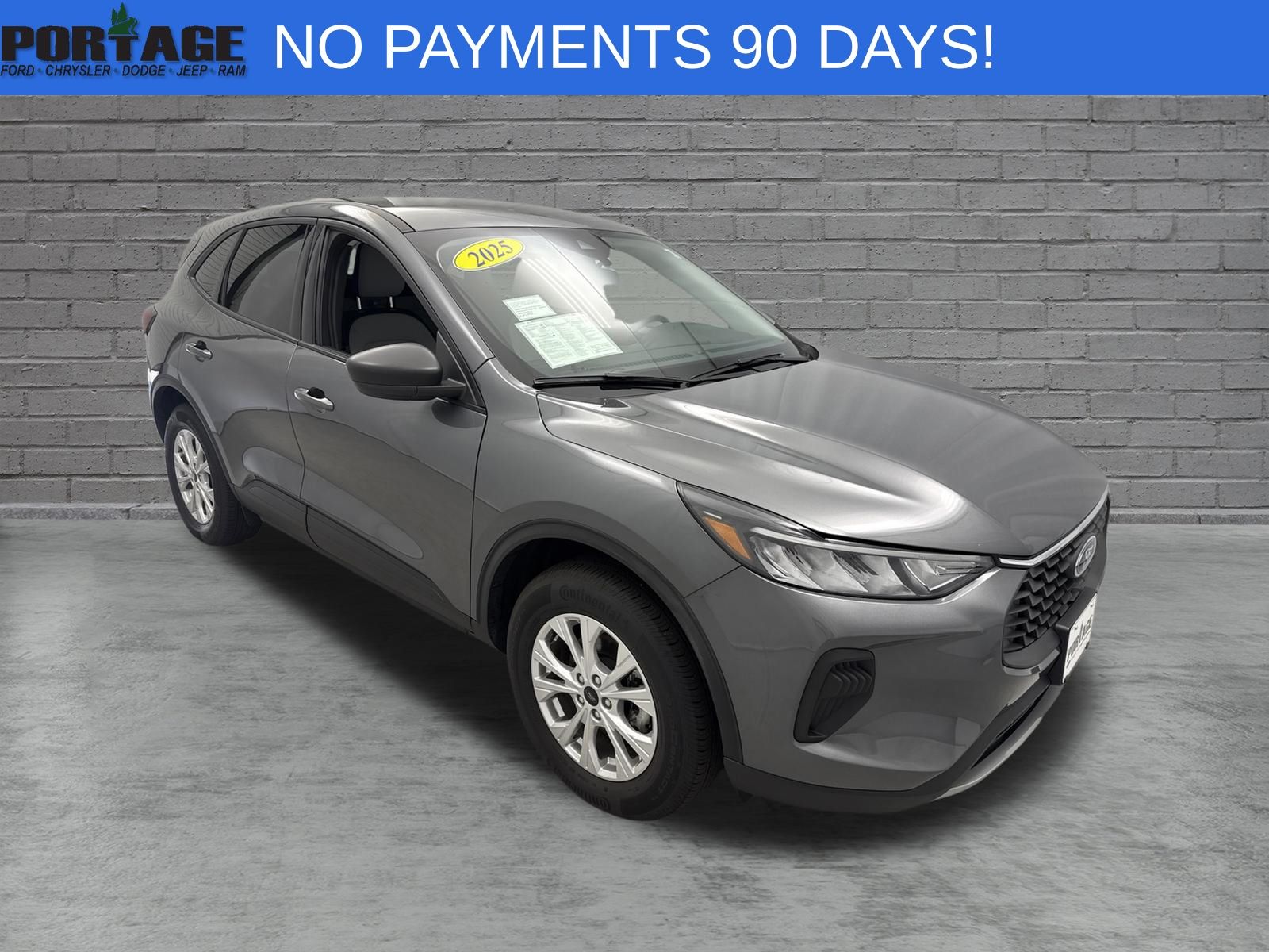 Gray Metallic 2025 Ford Escape SUV / Crossover All-Wheel Drive 8-Speed Automatic