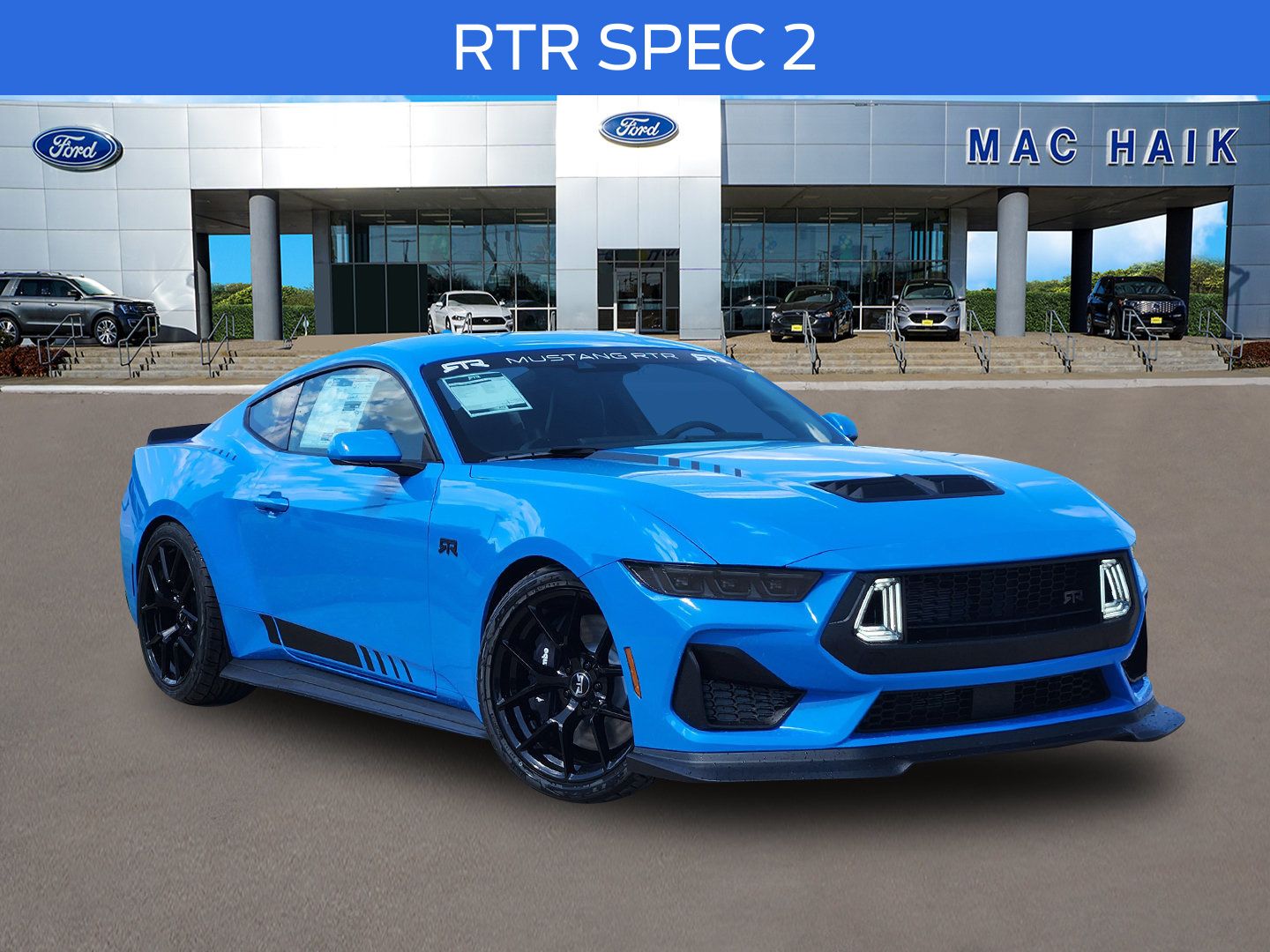 Grabber Blue Metallic 2026 Ford Mustang Coupe Rear-Wheel Drive Automatic