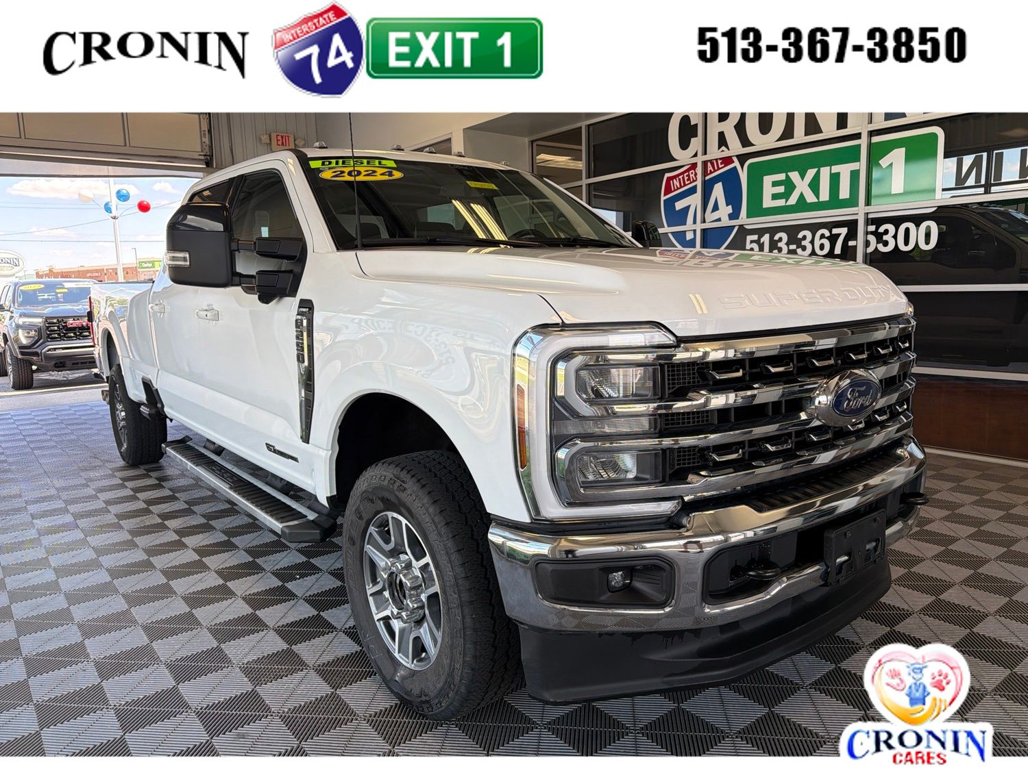 Oxford White 2024 Ford F-250 Super Duty Pickup Truck Four-Wheel Drive Automatic