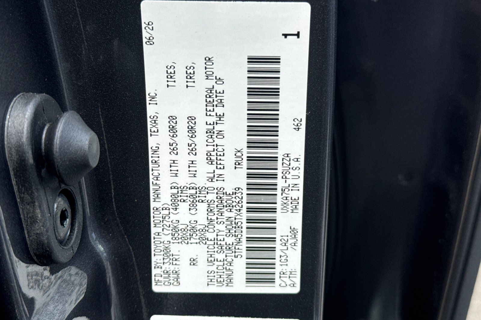 New 2026 Toyota Tundra Truck