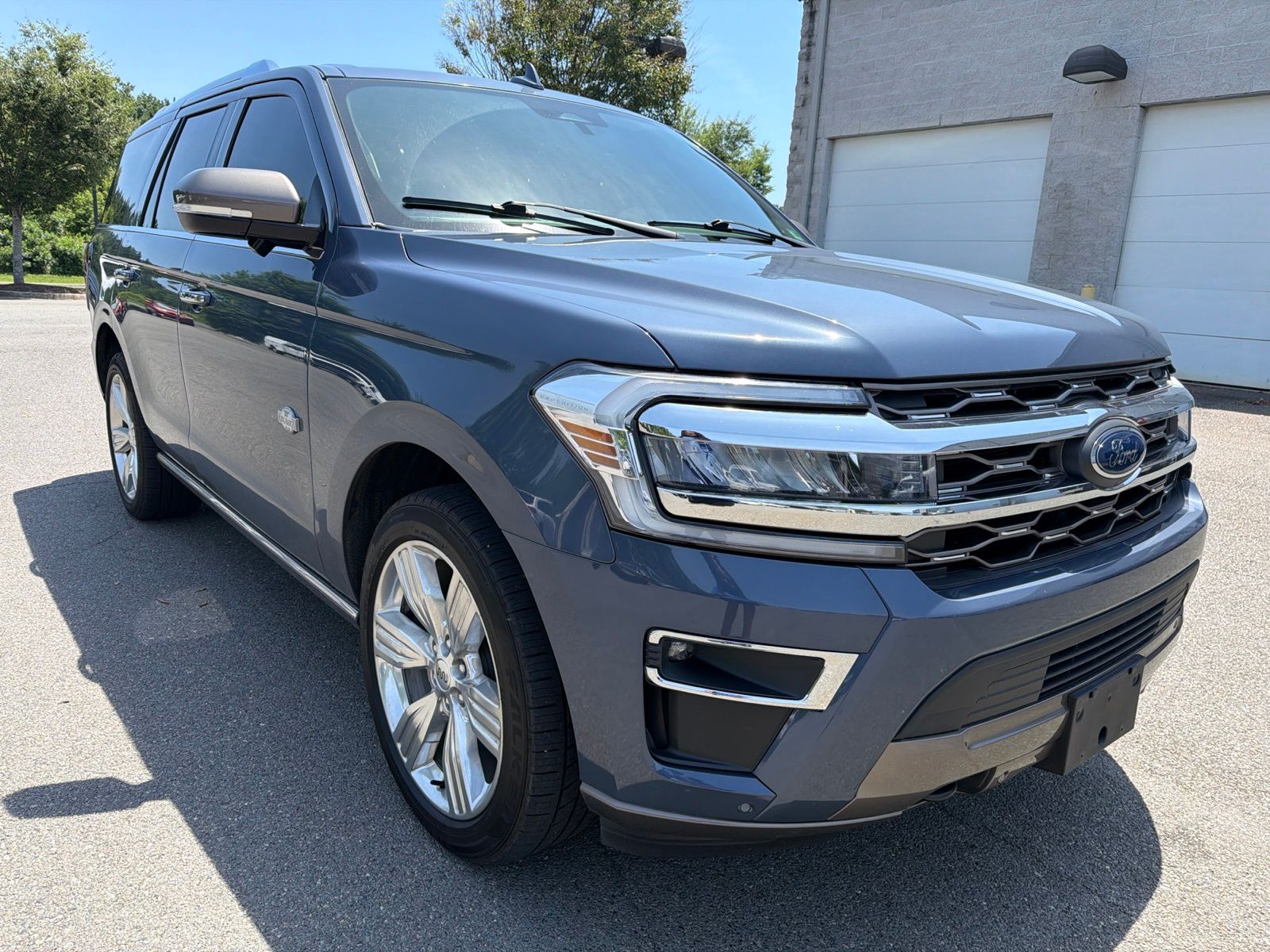 Blue Metallic 2023 Ford Expedition SUV / Crossover Four-Wheel Drive Automatic