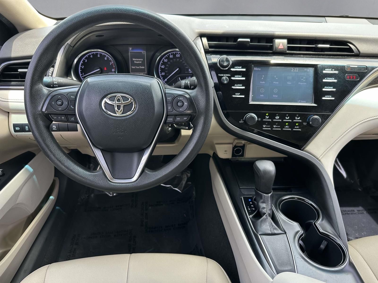 Used 2019 Blue Toyota LE image 3