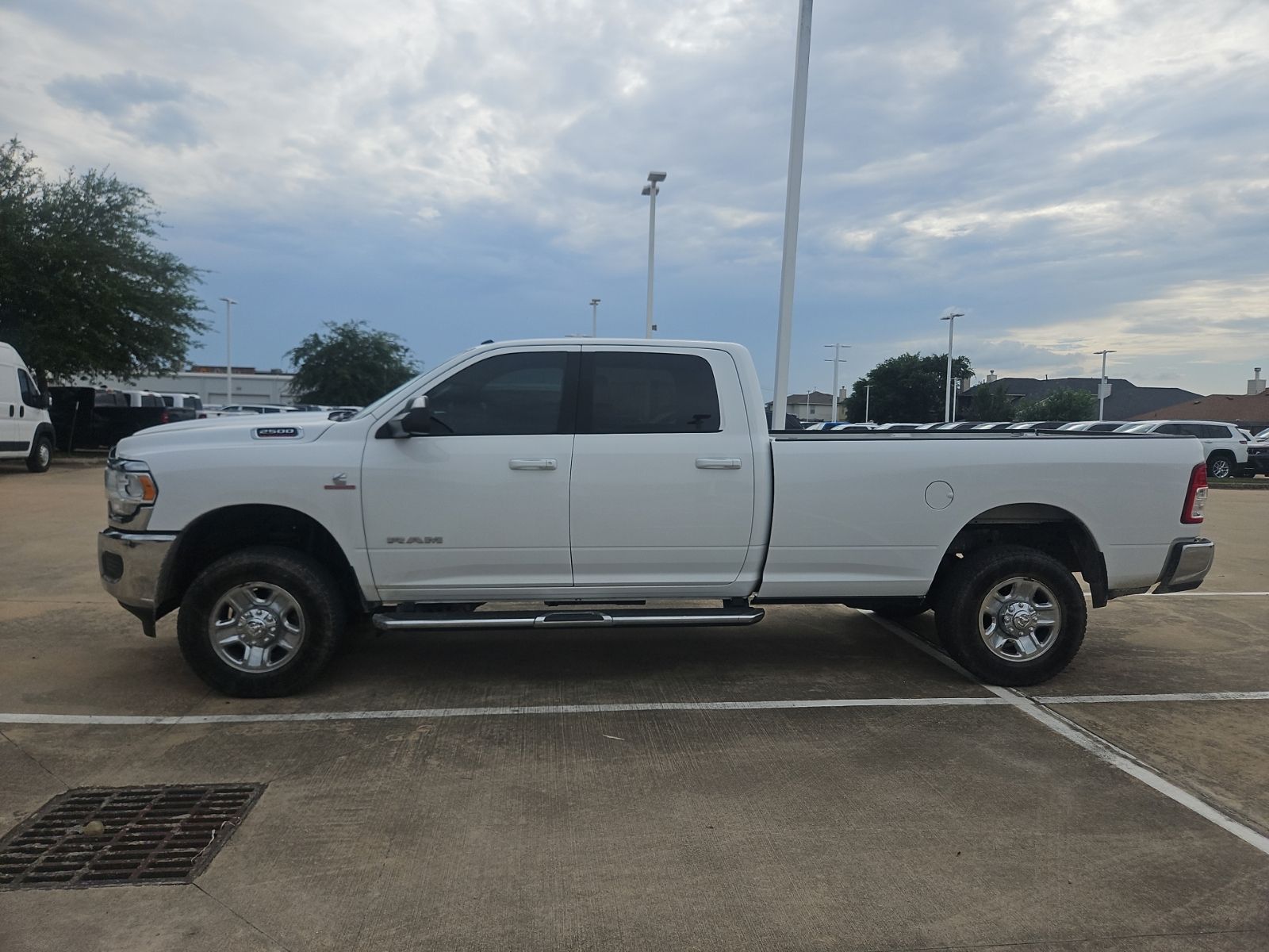 2021 Ram 2500 Big Horn White at North Houston Mitsubishi