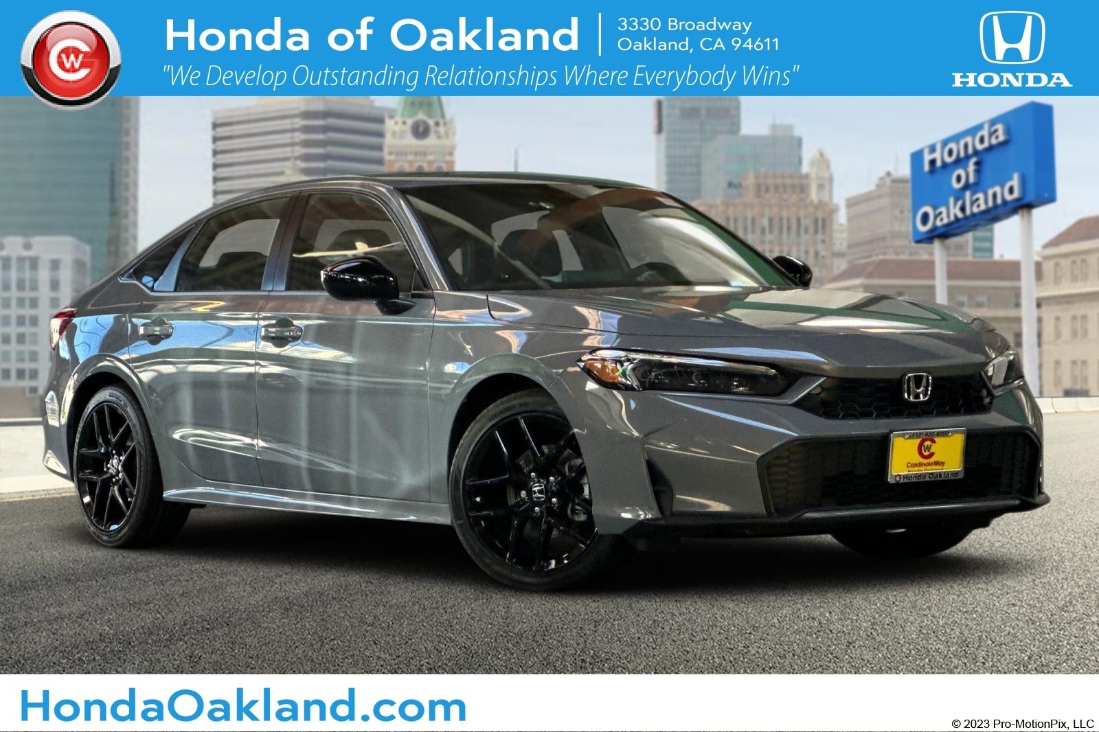 Urban Gray 2026 Honda Civic Hybrid Sedan Front-Wheel Drive Continuously Variable Transmission