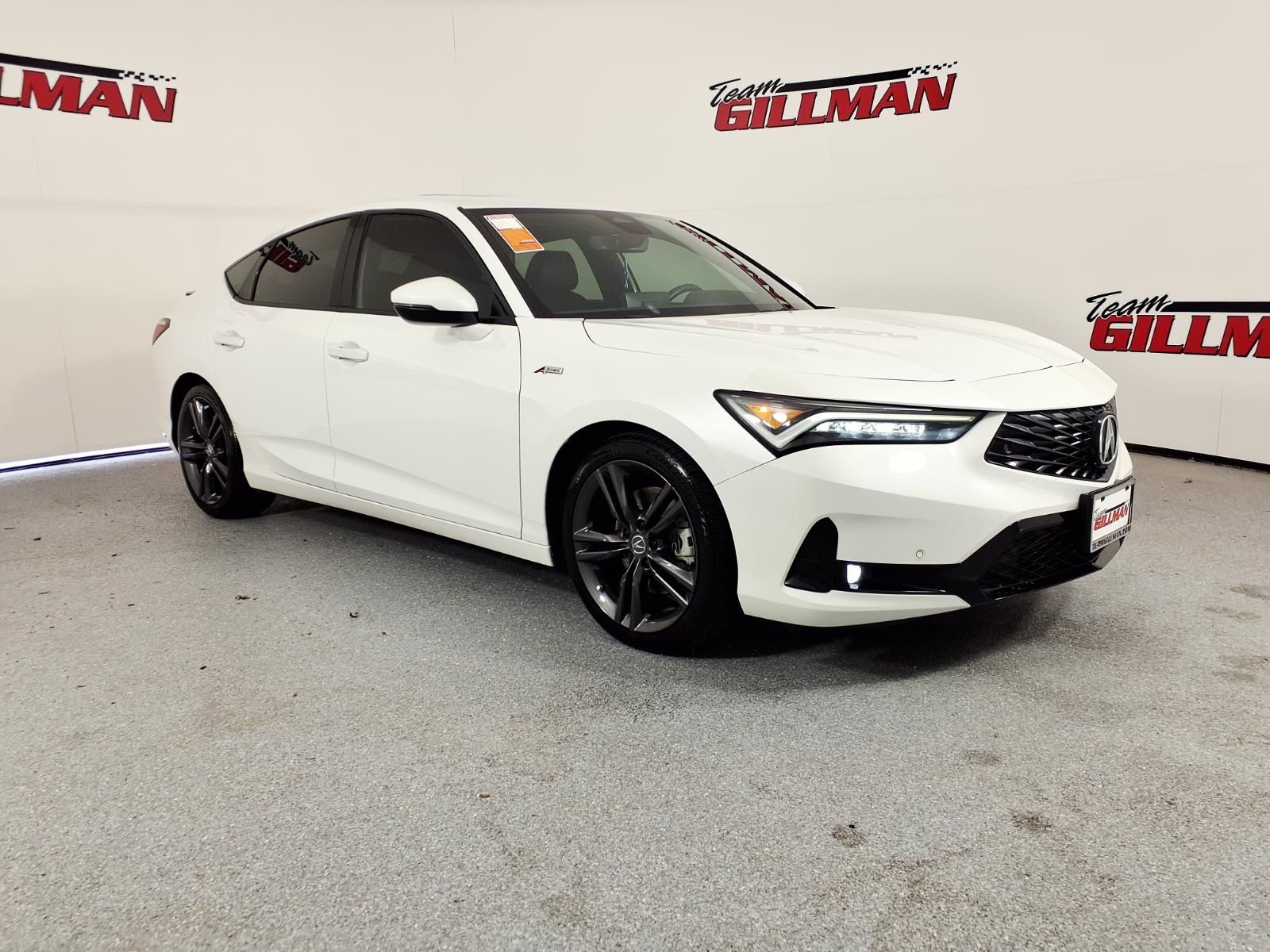 Platinum White Pearl 2024 Acura Integra FWD with Technology and A-SPEC Package Sedan Front-Wheel Drive 6-Speed Manual