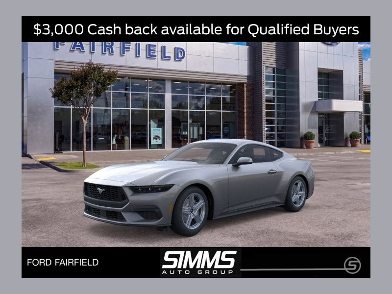 Carbonized Gray Metallic 2026 Ford Mustang Coupe Rear-Wheel Drive Automatic
