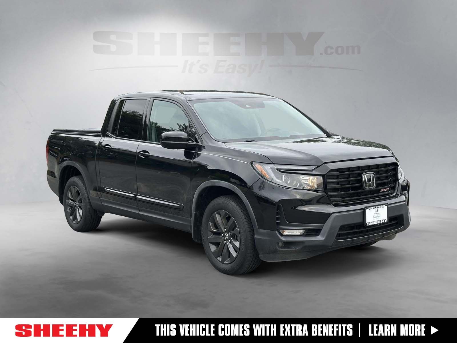 Crystal Black Pearl 2021 Honda Ridgeline Pickup Truck All-Wheel Drive 9-Speed Automatic