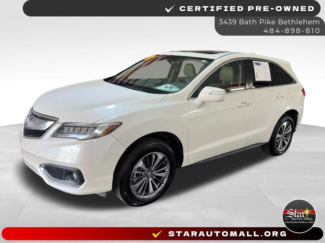 White 2017 Acura RDX SUV / Crossover All-Wheel Drive 6-Speed Automatic