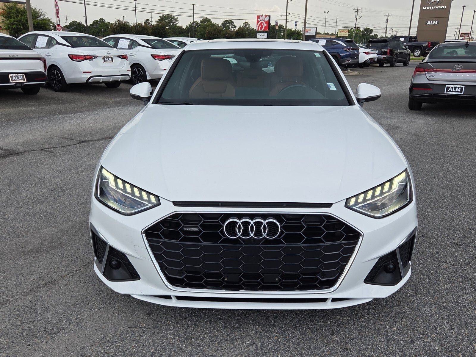 Used 2024 White Audi 45 S line Premium Plus image 2