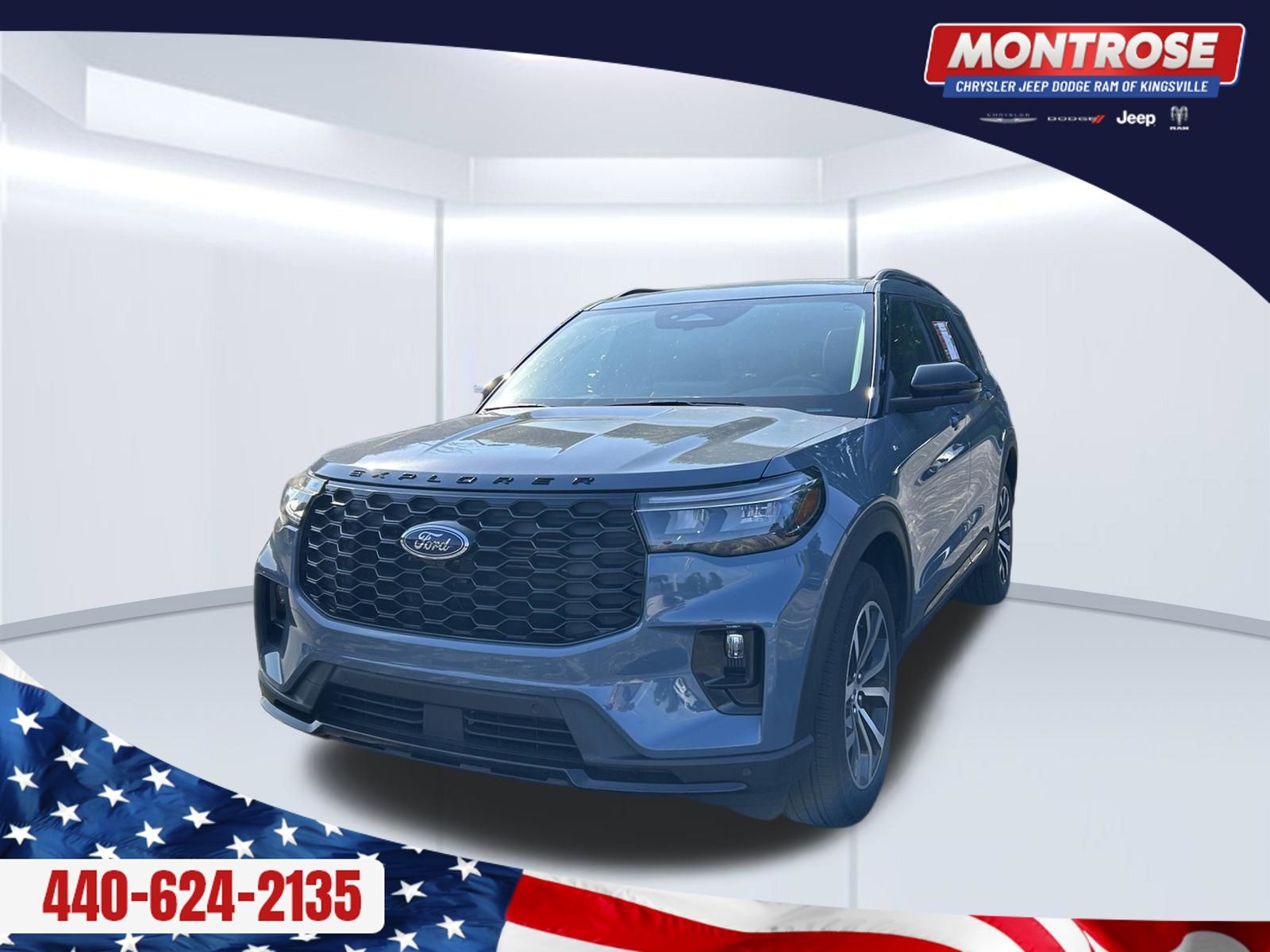 Vapor Blue 2025 Ford Explorer SUV / Crossover All-Wheel Drive Automatic