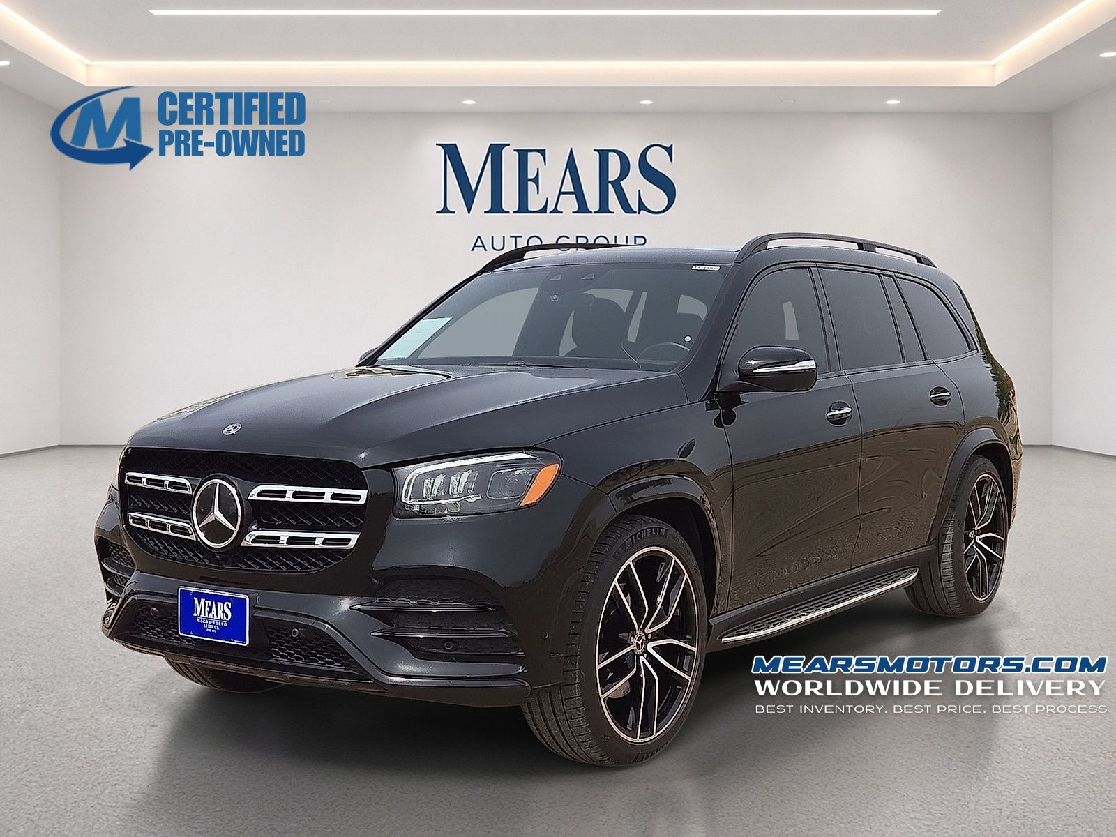 Obsidian Black Metallic 2021 Mercedes-Benz GLS SUV / Crossover All-Wheel Drive 9-Speed Automatic
