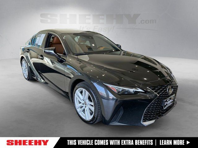 Black (Caviar) 2021 Lexus IS 300 AWD Sedan All-Wheel Drive 6-Speed Automatic