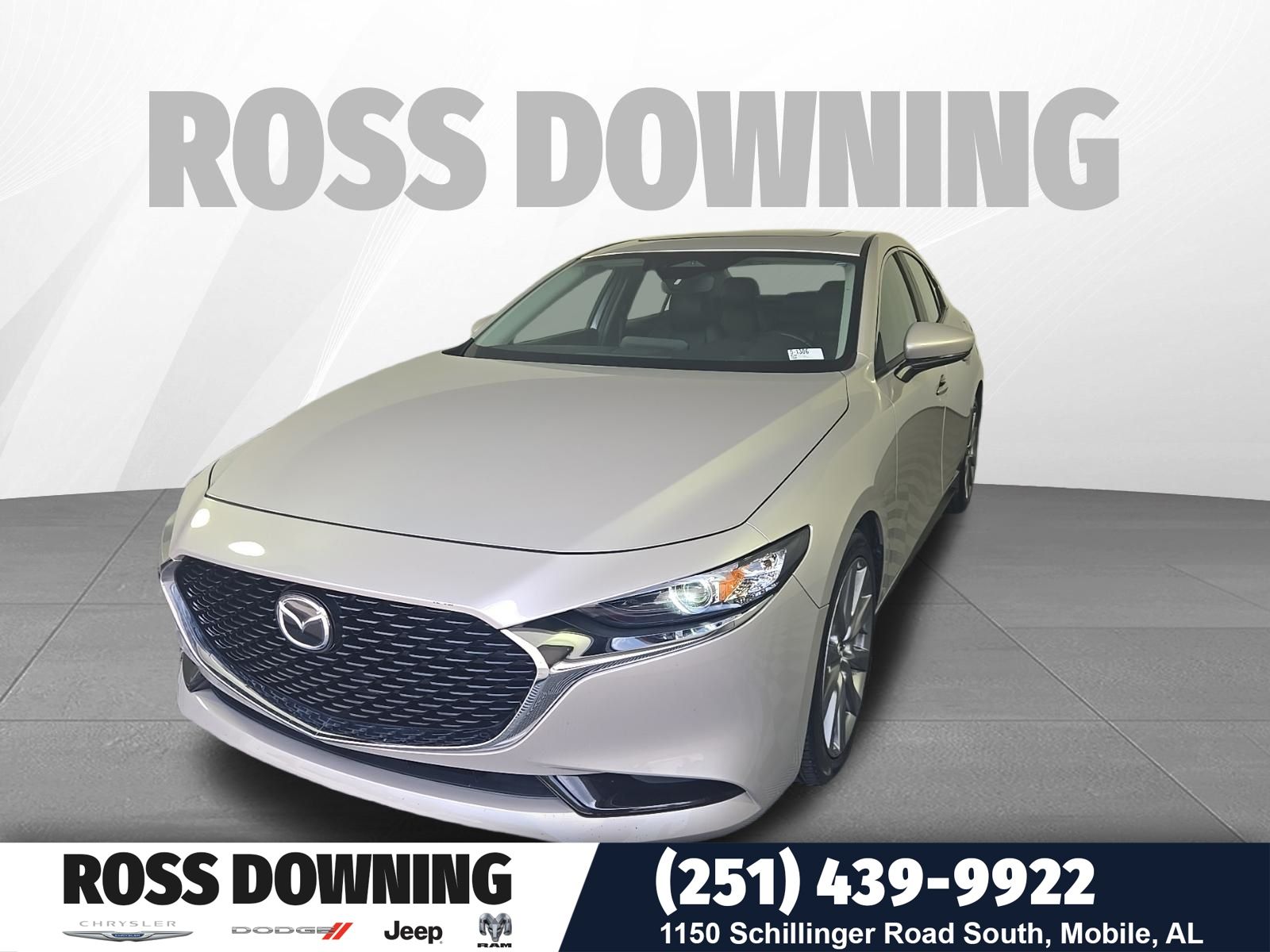 Gray (Platinum Quartz Metallic) 2024 Mazda MAZDA3 Sedan Front-Wheel Drive 6-Speed Automatic