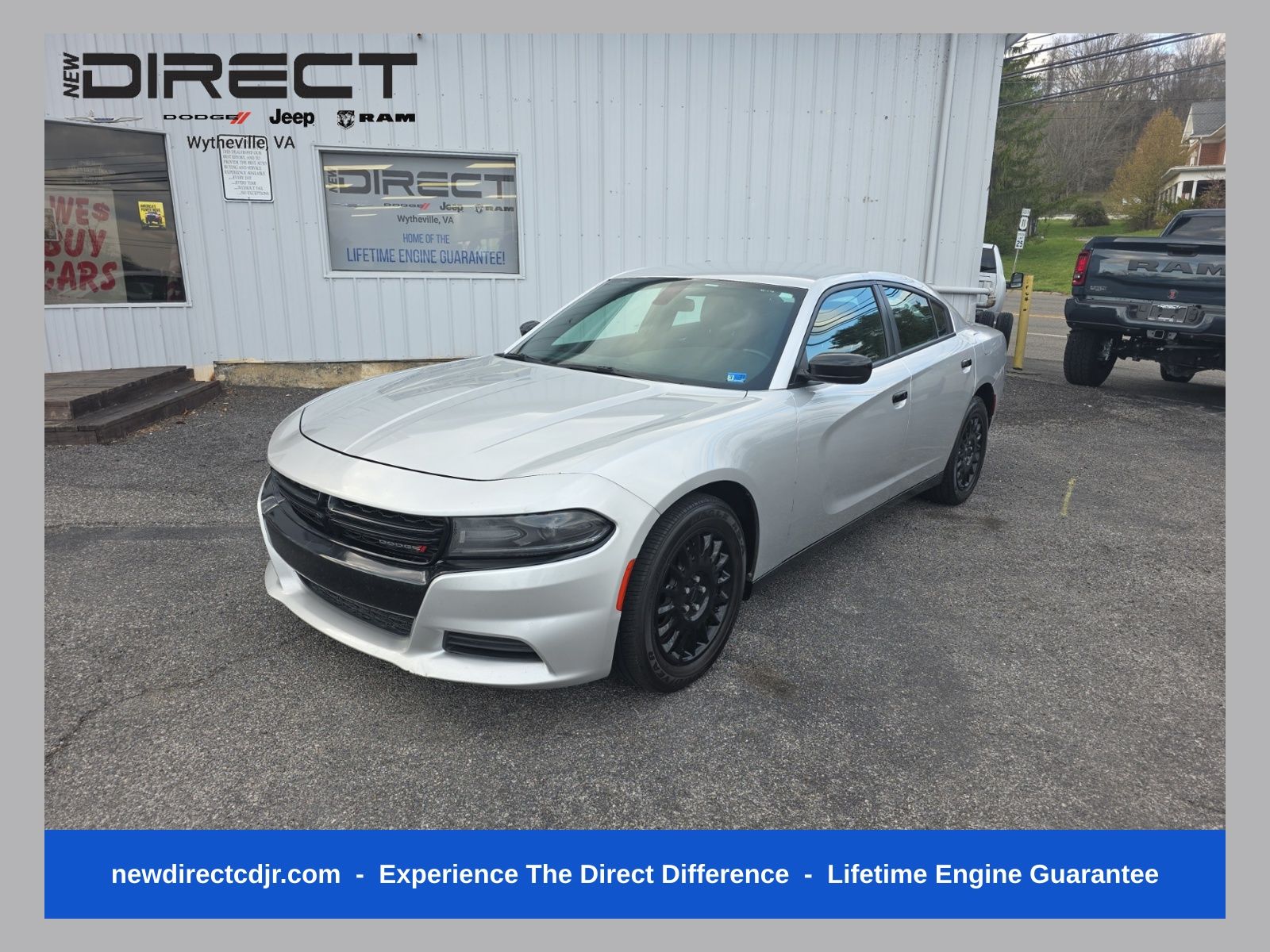Bright Silver Clearcoat Metallic 2019 Dodge Charger Sedan All-Wheel Drive 5-Speed Automatic