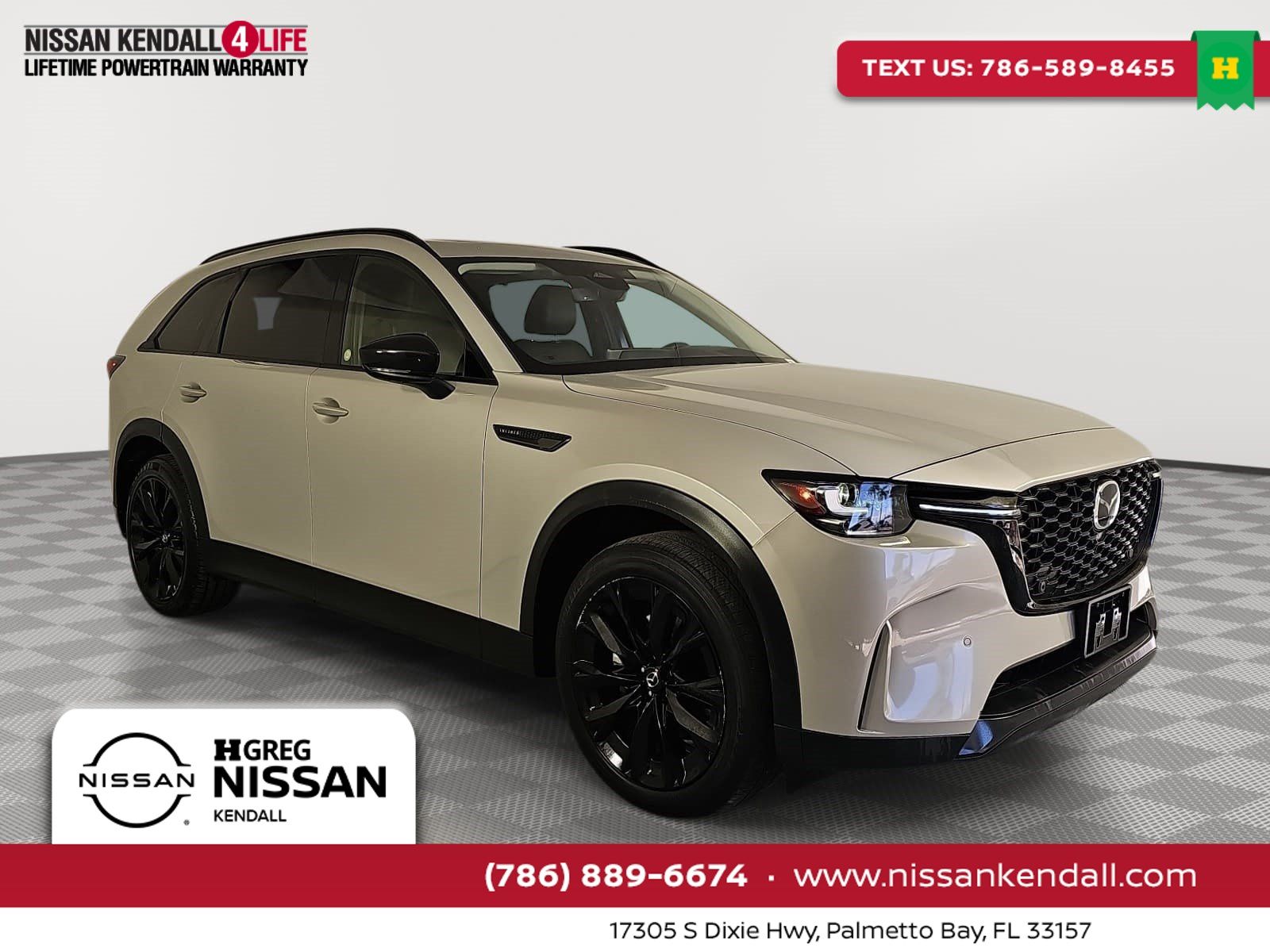 Gray (Platinum Quartz) 2025 Mazda CX-90 SUV / Crossover All-Wheel Drive 8-Speed Automatic