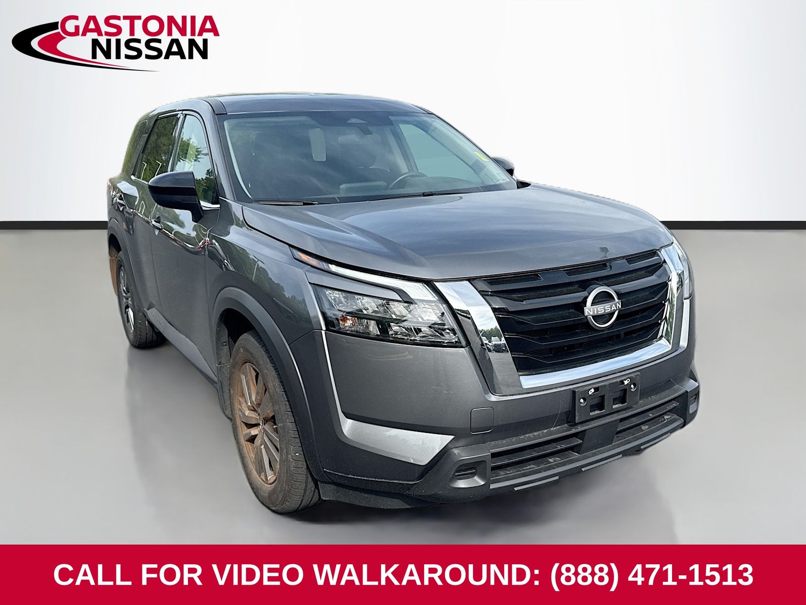 Gray (Gun Metallic) 2024 Nissan Pathfinder S 4WD SUV / Crossover All-Wheel Drive 9-Speed Automatic