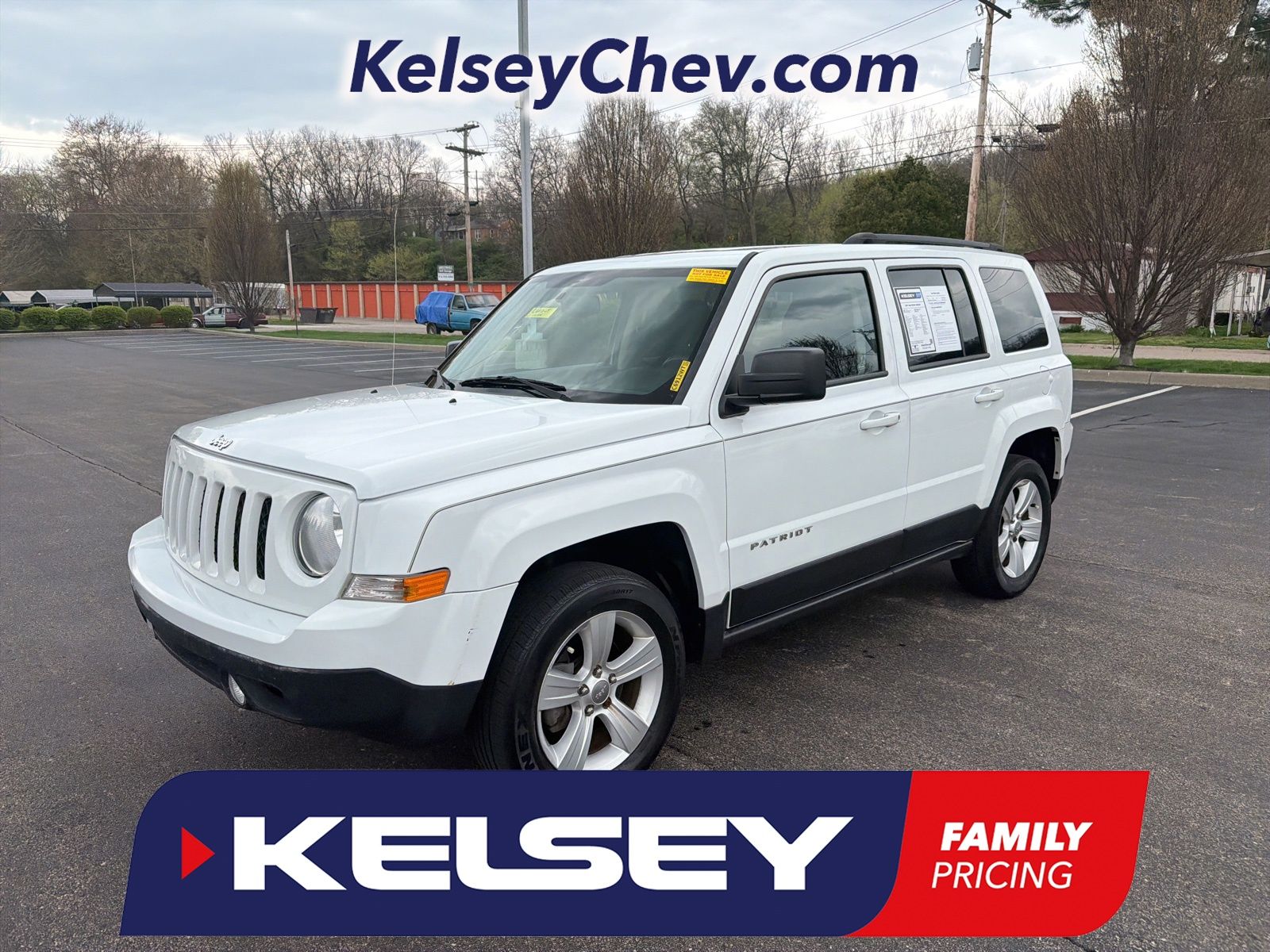 Bright White Clearcoat 2017 Jeep Patriot Latitude 4WD SUV / Crossover Four-Wheel Drive 6-Speed Automatic