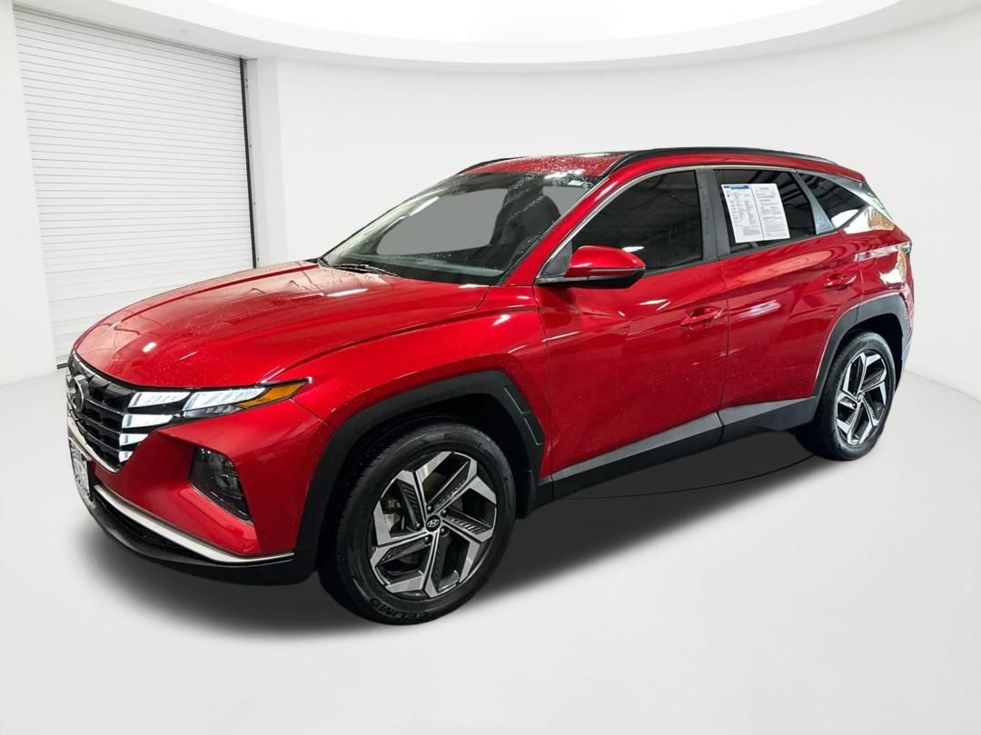 Calypso Red 2023 Hyundai Tucson SUV / Crossover All-Wheel Drive 8-Speed Automatic