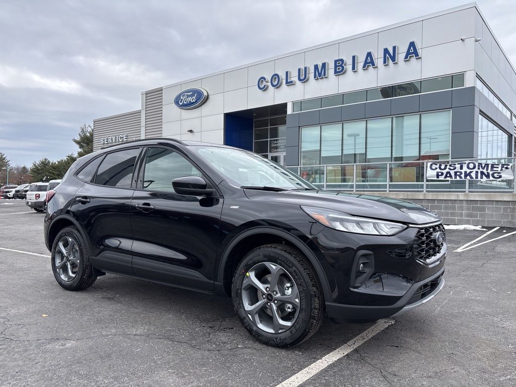 Agate Black Metallic 2026 Ford Escape Hybrid ST-Line Select AWD SUV / Crossover All-Wheel Drive Continuously Variable Transmission