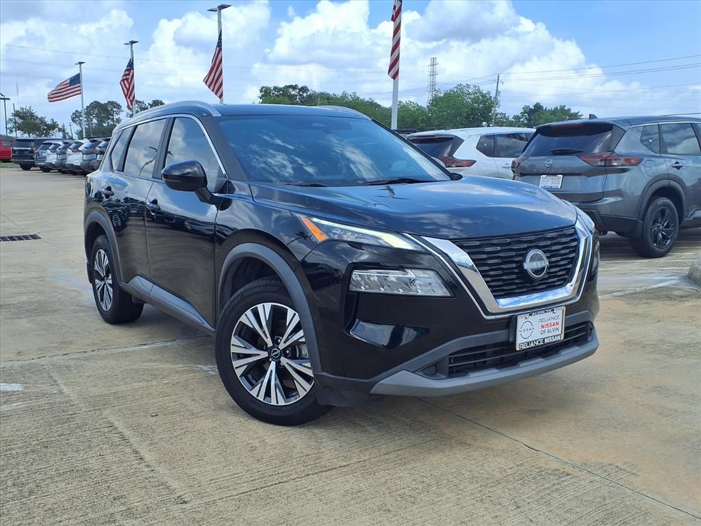 Super Black 2023 Nissan Rogue SV FWD SUV / Crossover Front-Wheel Drive Continuously Variable Transmission