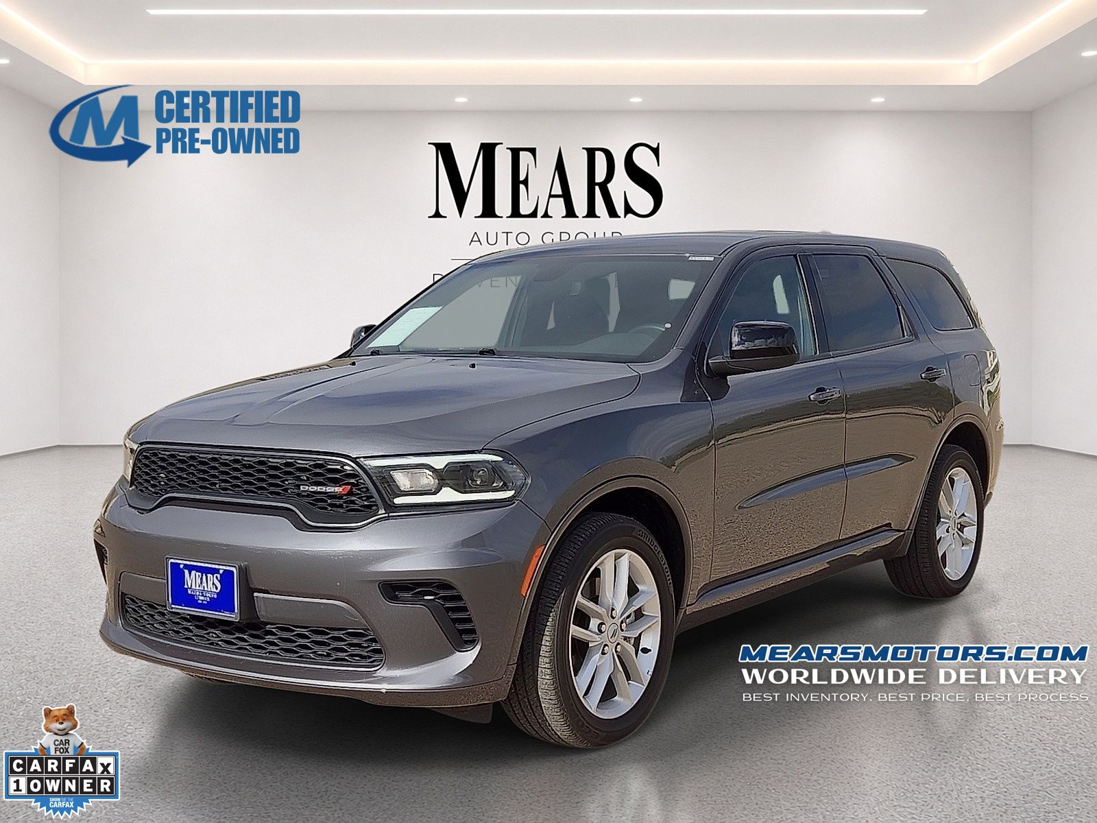 Vapor Gray 2025 Dodge Durango SUV / Crossover All-Wheel Drive 8-Speed Automatic