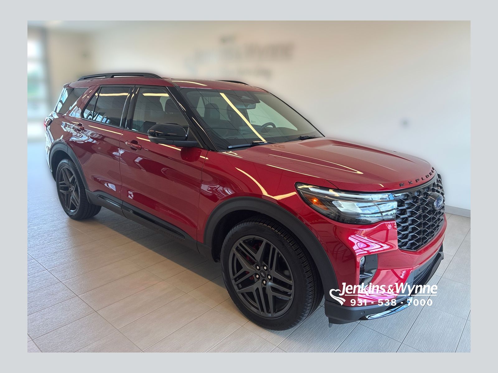 Rapid Red Metallic Tinted Clearcoat 2025 Ford Explorer SUV / Crossover All-Wheel Drive Automatic