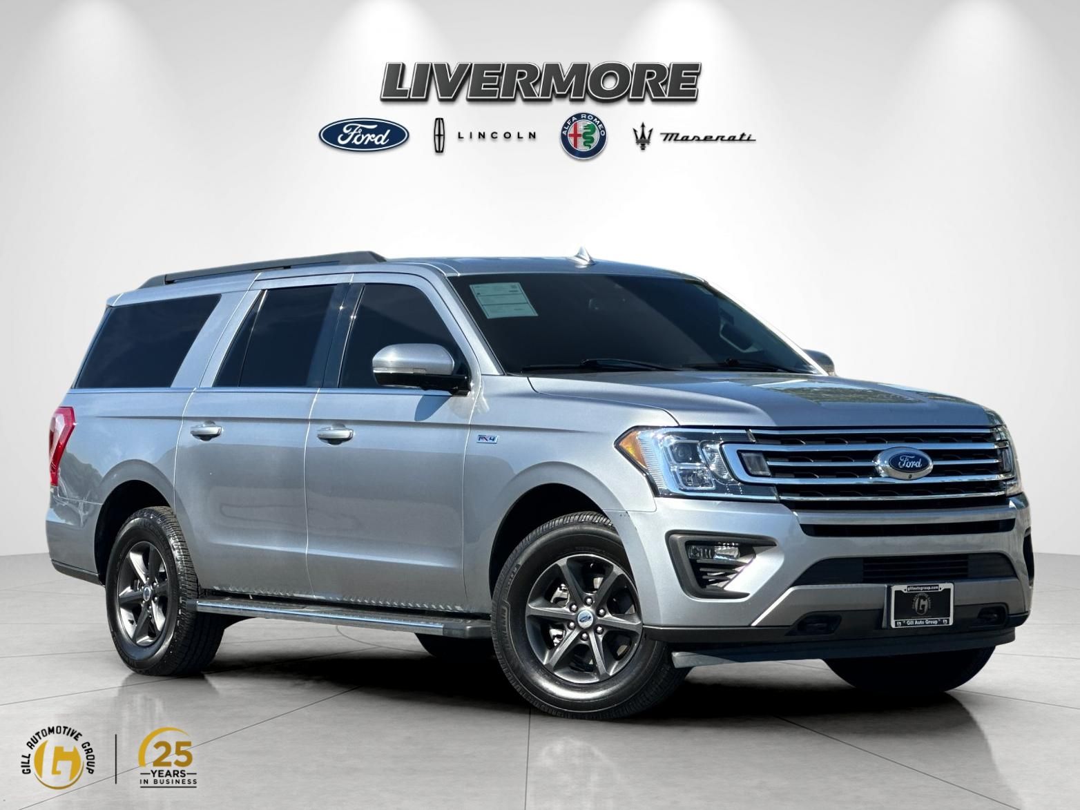 Silver Metallic 2020 Ford Expedition SUV / Crossover Four-Wheel Drive Automatic