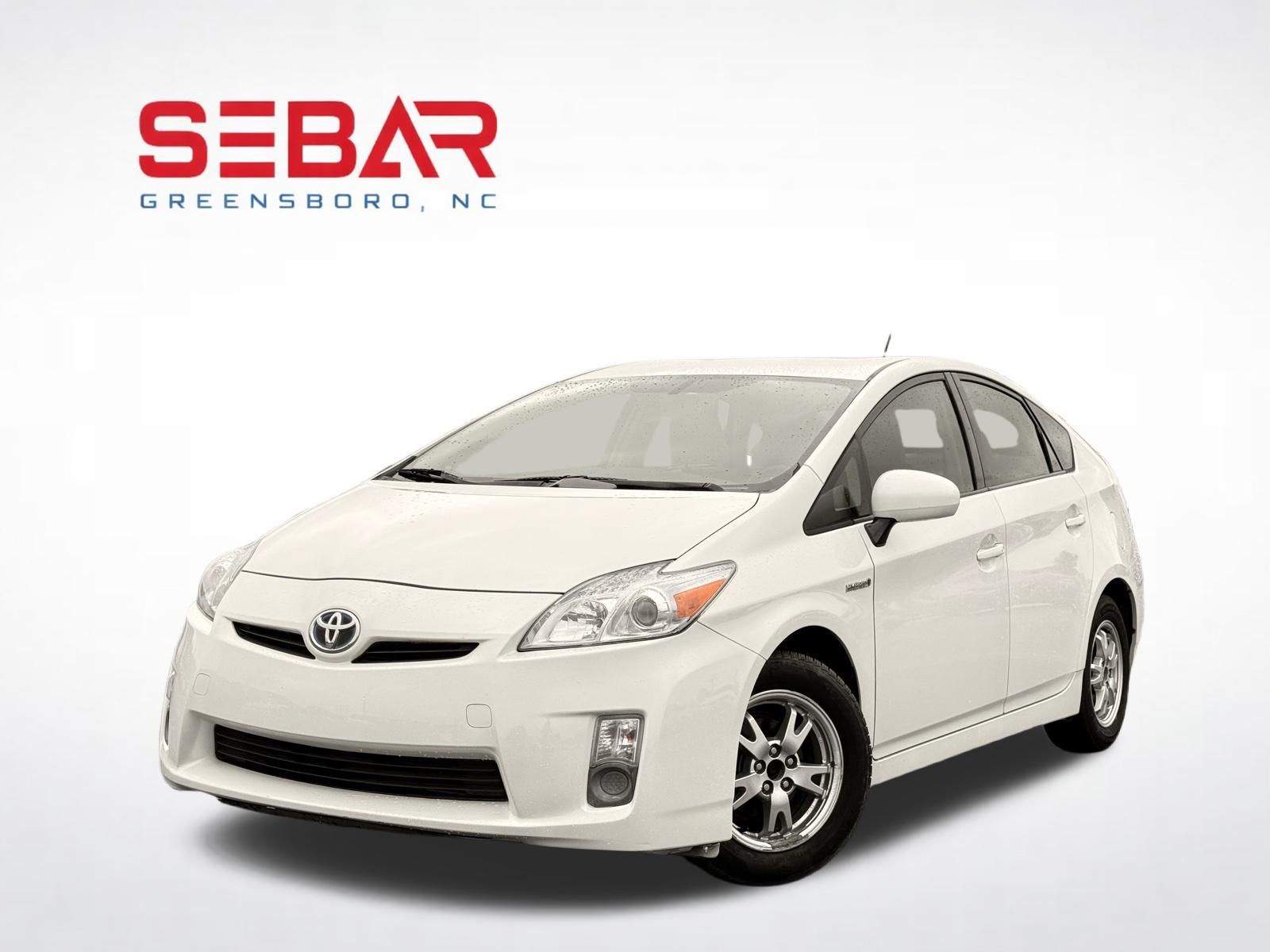 White (Blizzard Pearl) 2010 Toyota Prius Hatchback Front-Wheel Drive Continuously Variable Transmission