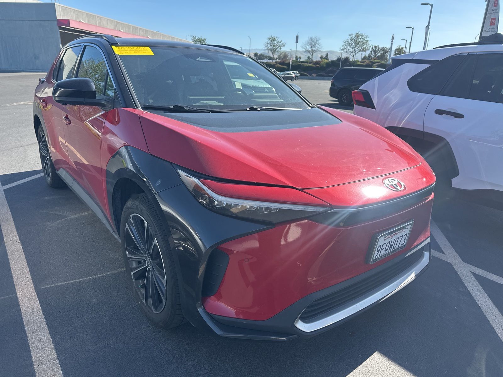 Red 2023 Toyota bZ4X Limited FWD SUV / Crossover Front-Wheel Drive Automatic