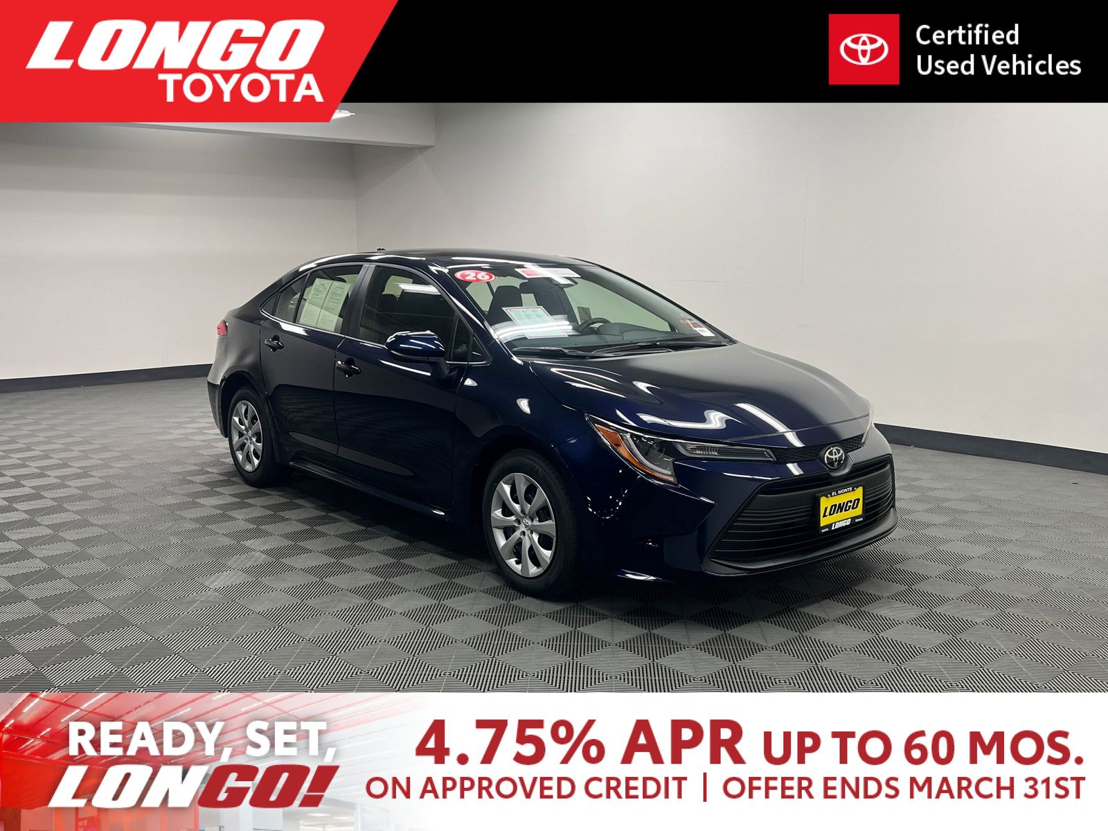 used 2026 Toyota Corolla car, priced at $24,608