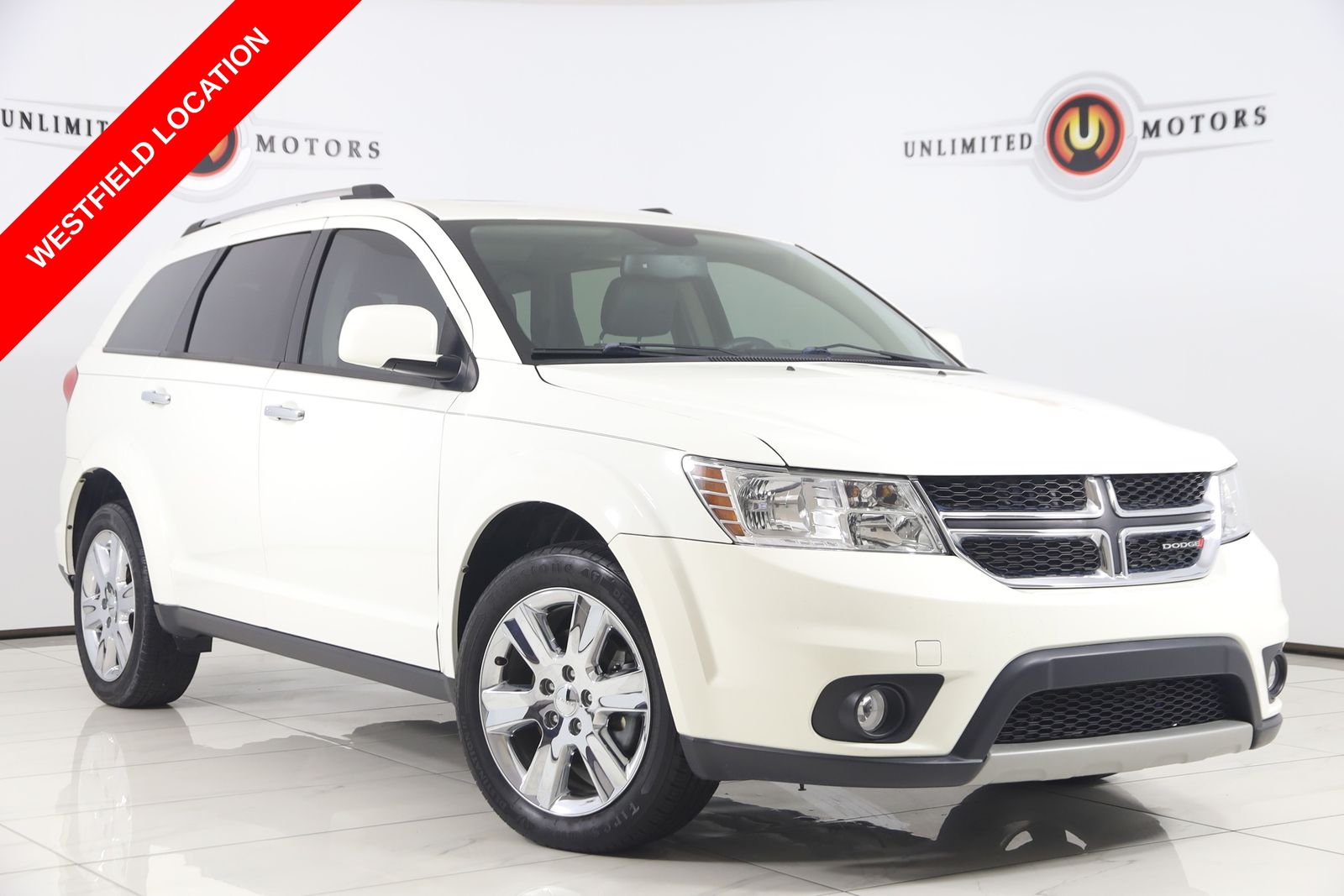 White 2015 Dodge Journey SUV / Crossover Front-Wheel Drive 6-Speed Automatic