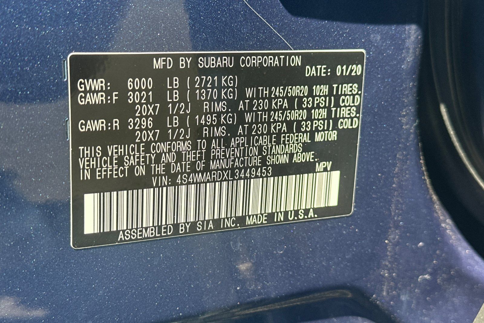 Used 2020 Subaru Ascent SUV