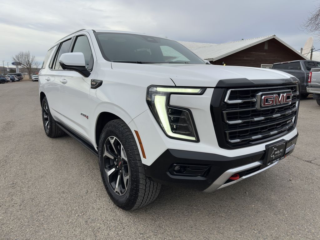 Summit White 2025 GMC Yukon AT4 4WD SUV / Crossover Four-Wheel Drive