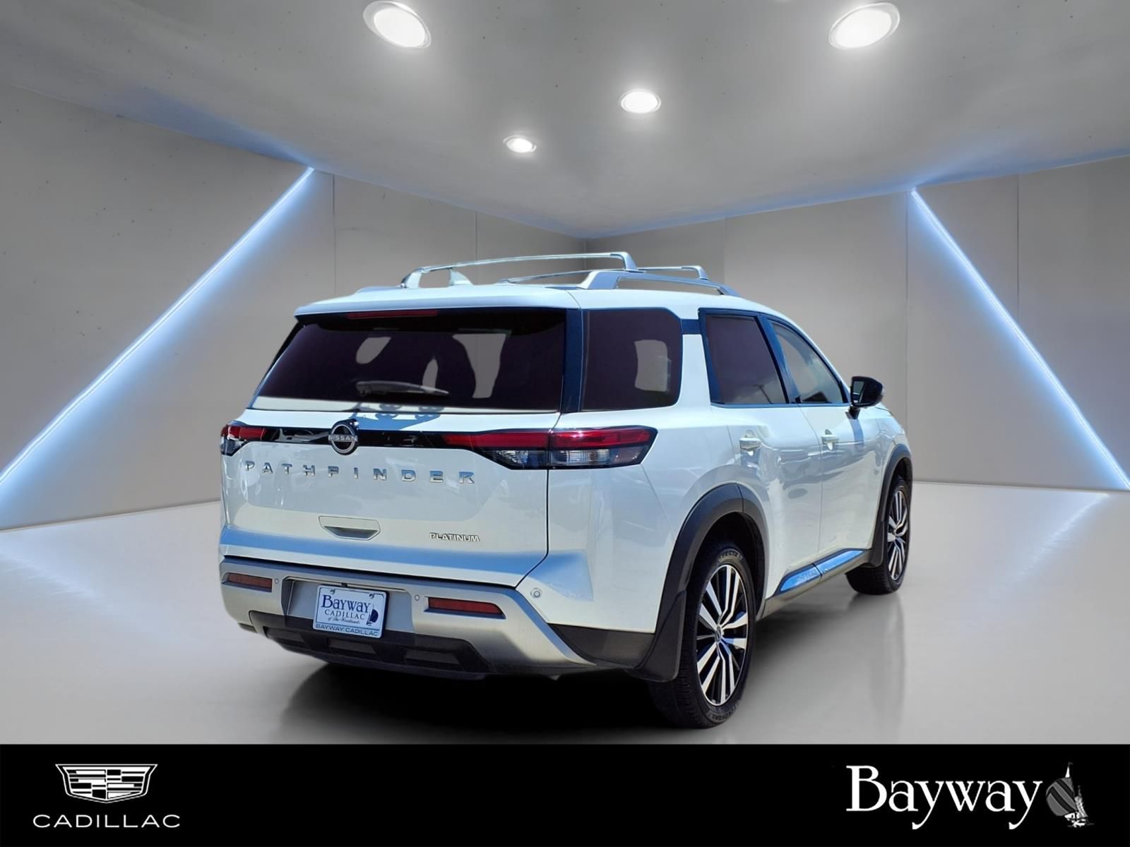 2023 Nissan Pathfinder Platinum White at Central Houston Nissan
