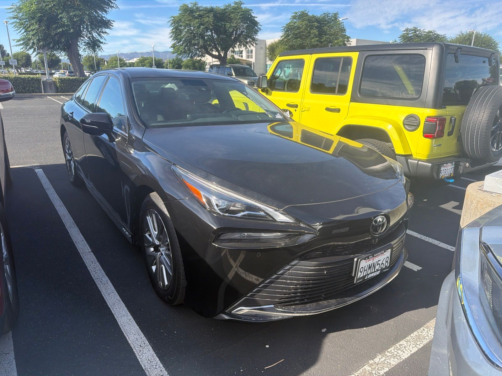 Black 2023 Toyota Mirai Sedan Rear-Wheel Drive 1-Speed Automatic