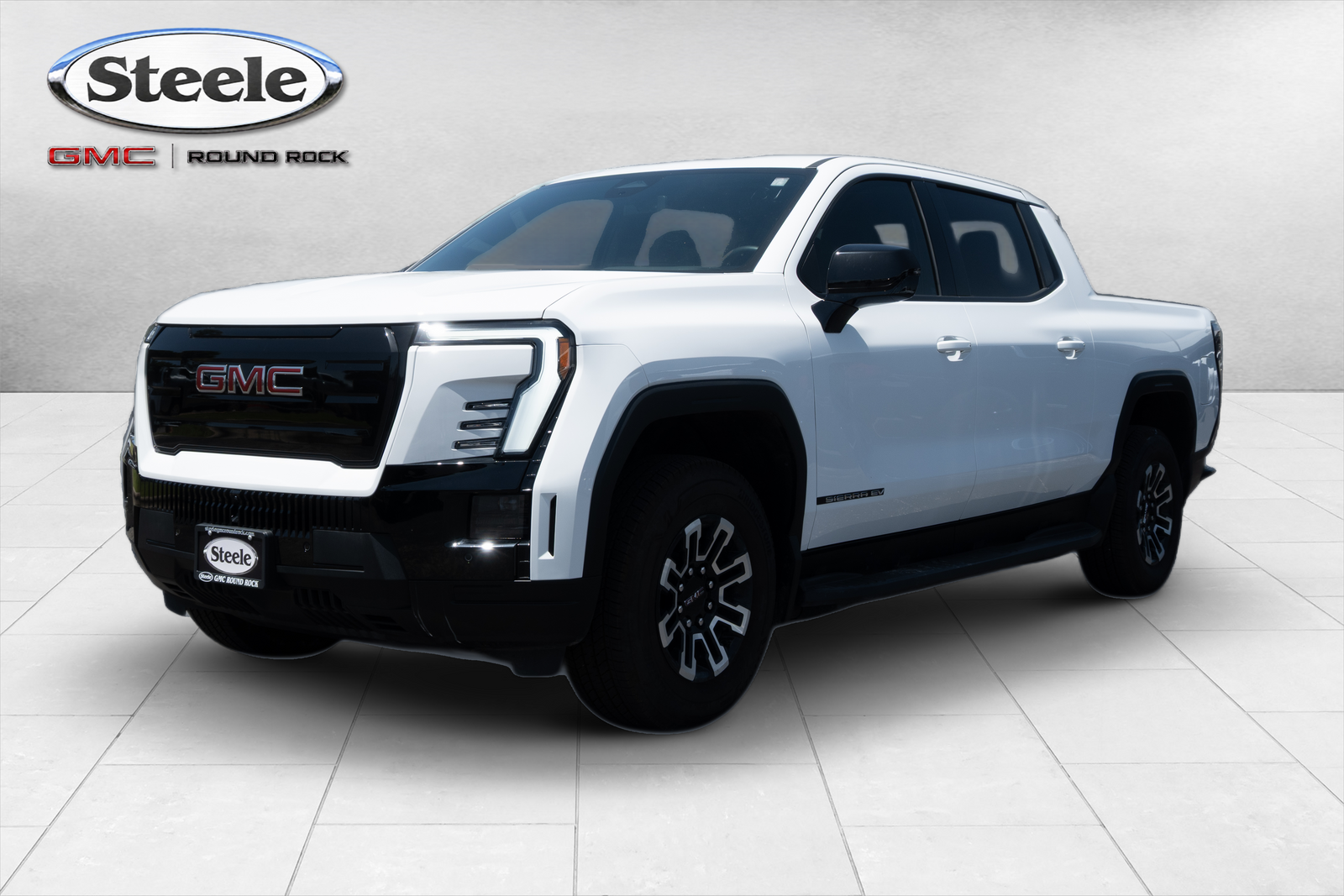 Summit White 2026 GMC Sierra EV Pickup Truck All-Wheel Drive 1-Speed Automatic