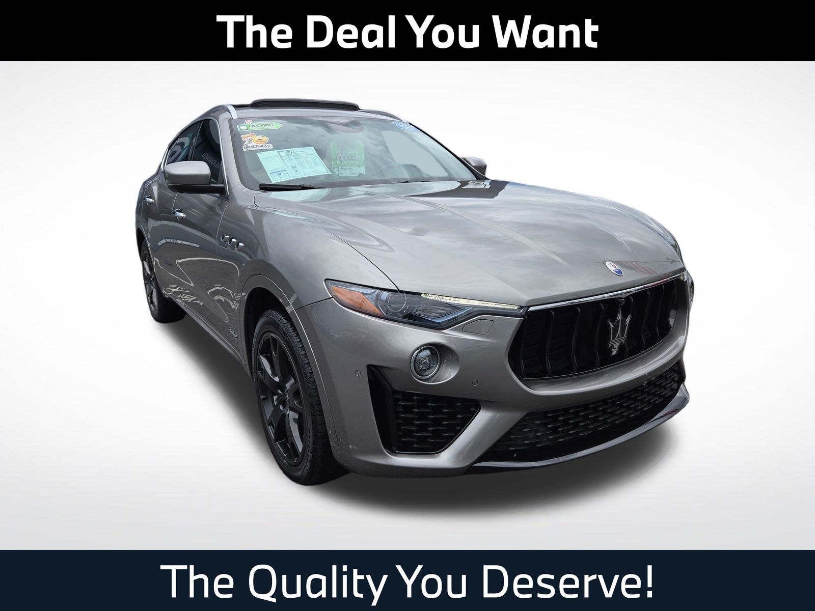 Grigio Metallic 2019 Maserati Levante GranSport 3.0L AWD SUV / Crossover All-Wheel Drive 8-Speed Automatic