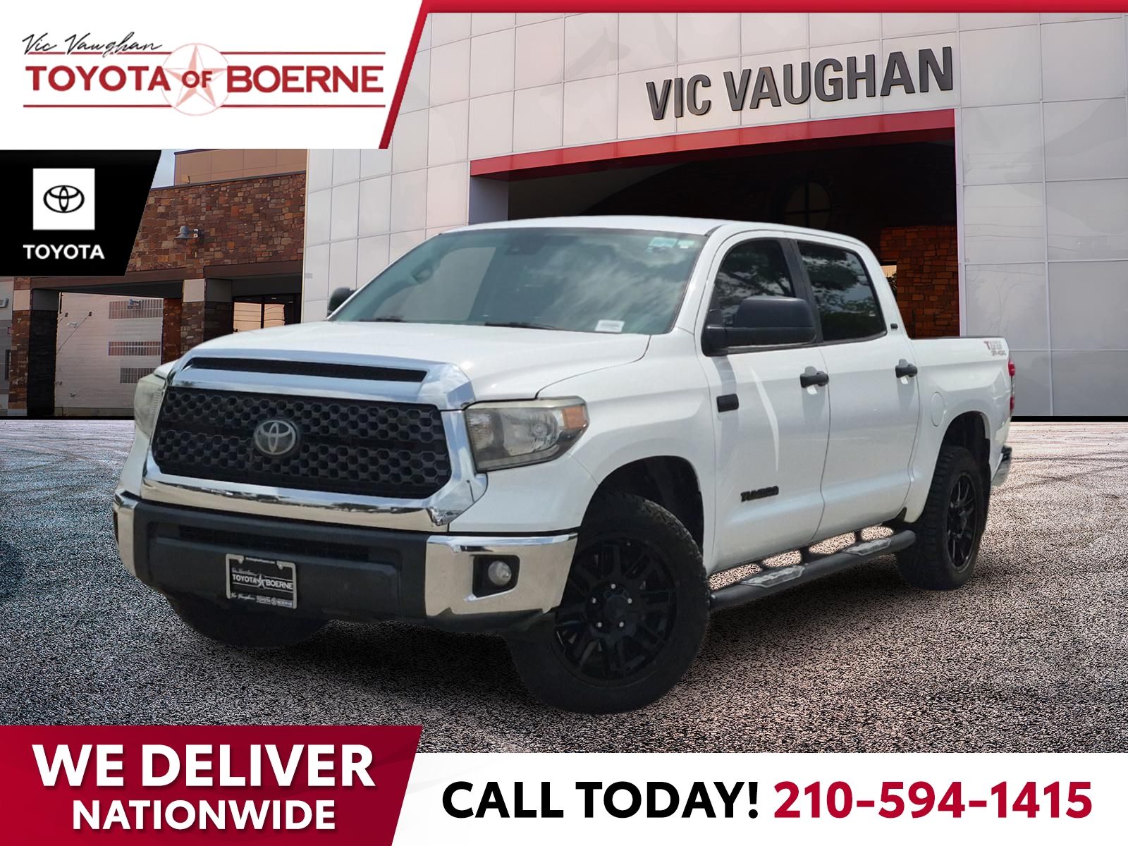 Super White 2021 Toyota Tundra Pickup Truck 4X2 6-Speed Automatic Overdrive